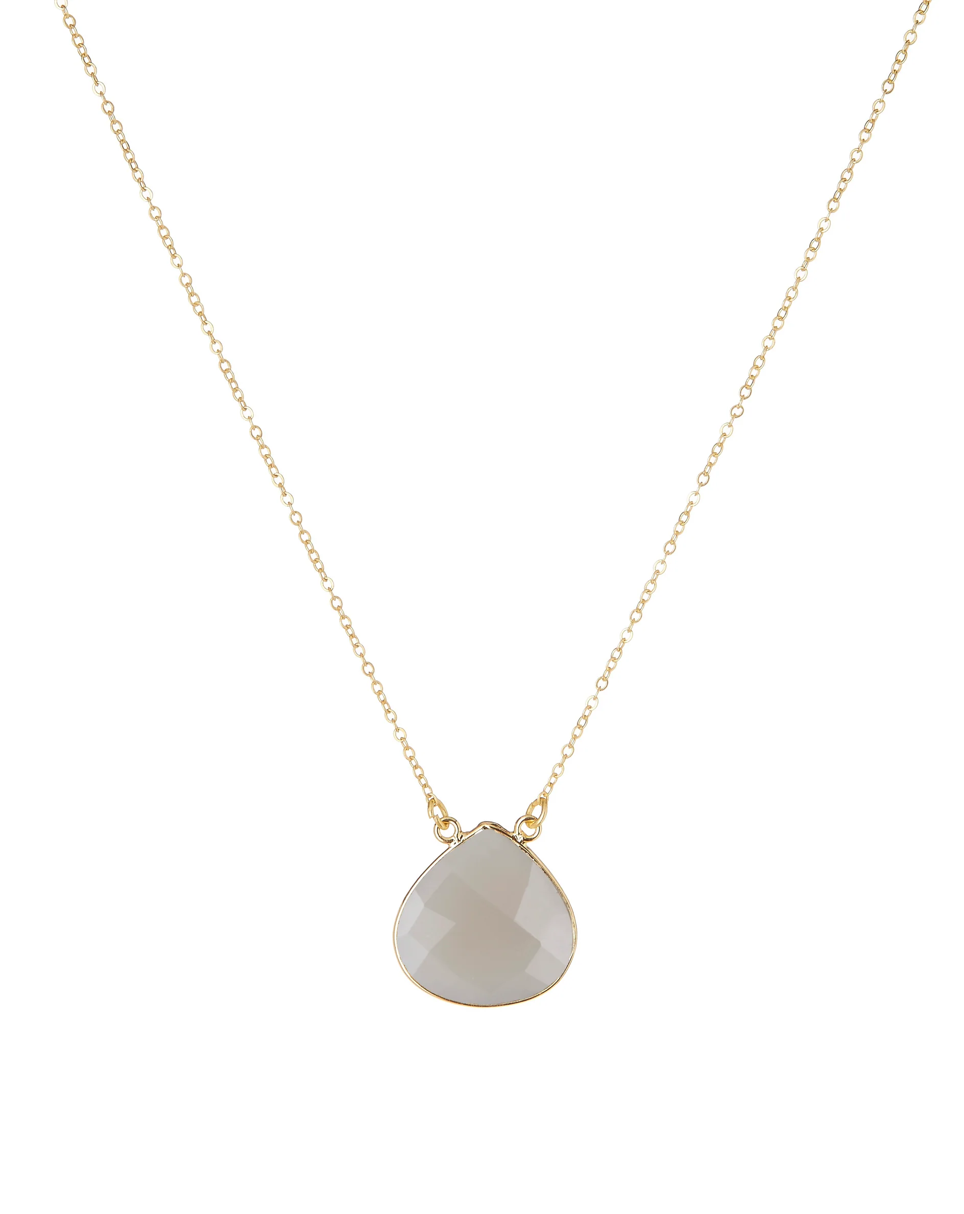 Acapulco Necklace Grey Chalcedony