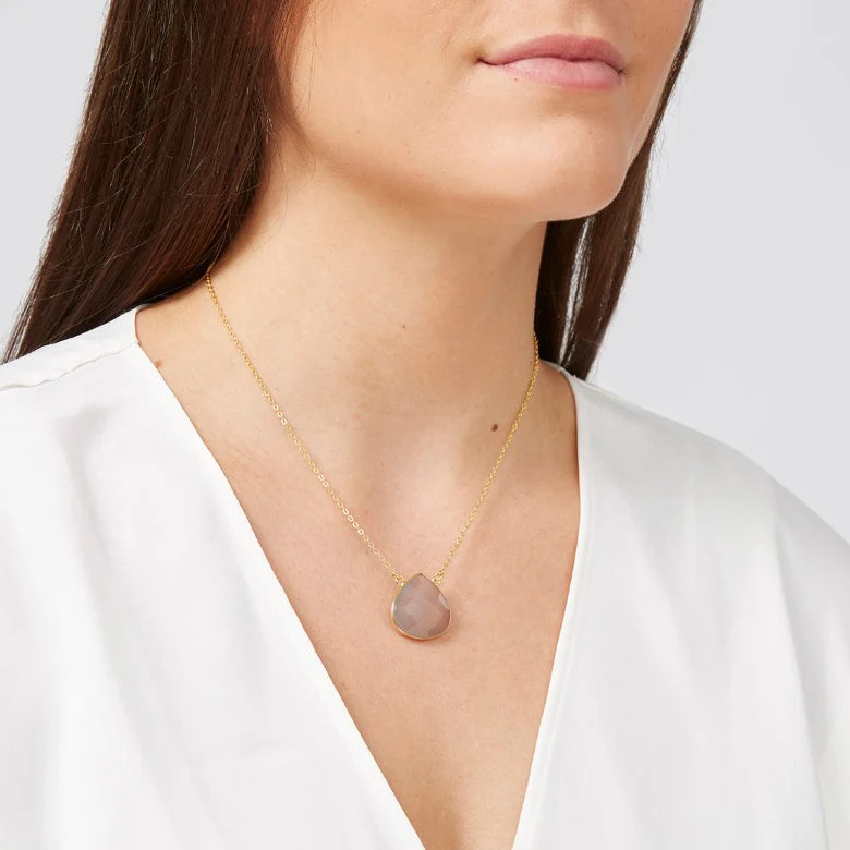 Acapulco Necklace Grey Chalcedony - Image 2