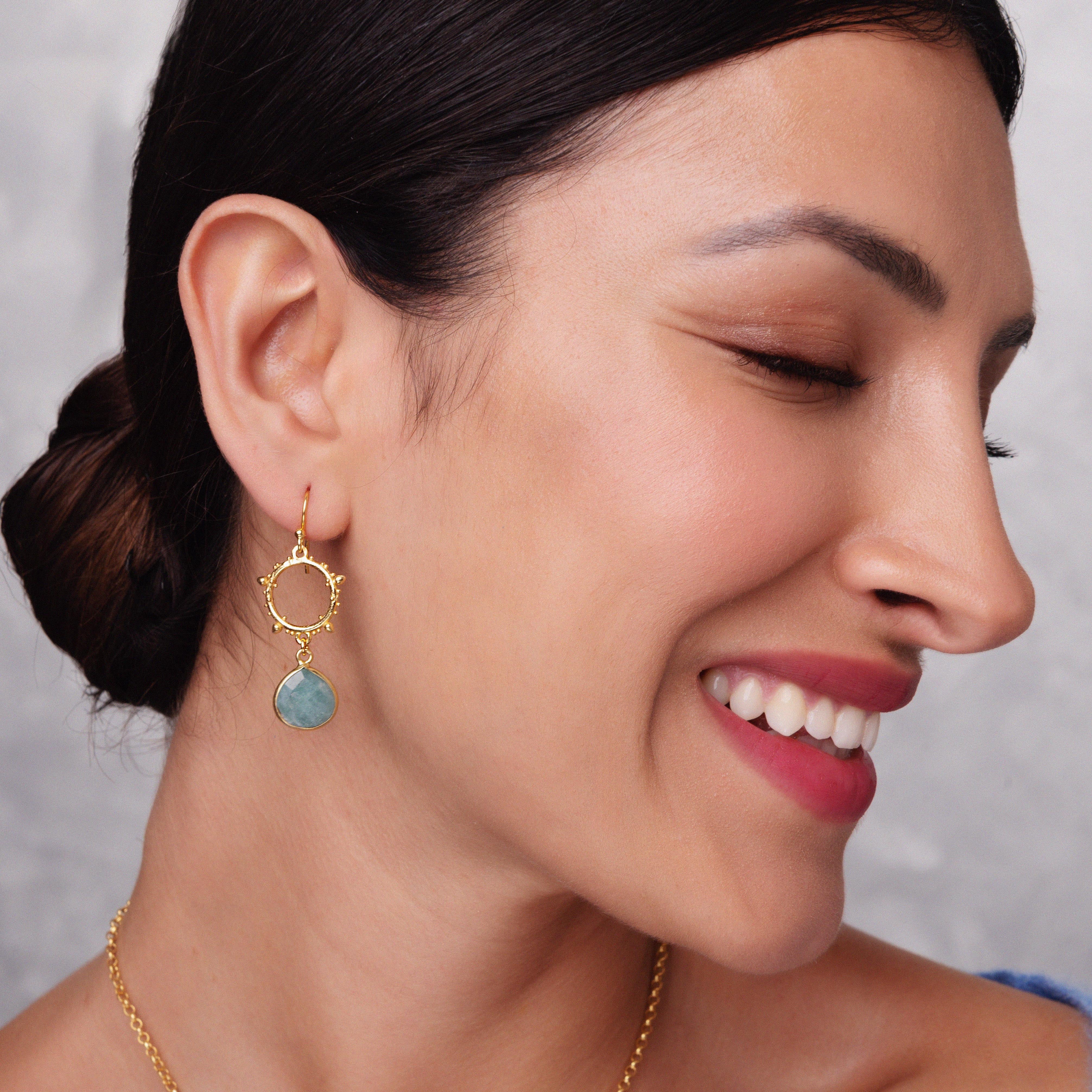 Allegra Amazonite Earrings - Image 2