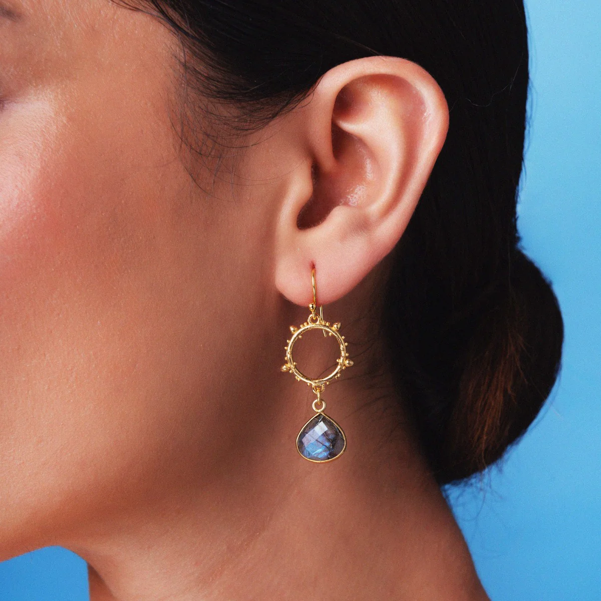 Allegra Labradorite Earrings - Image 2