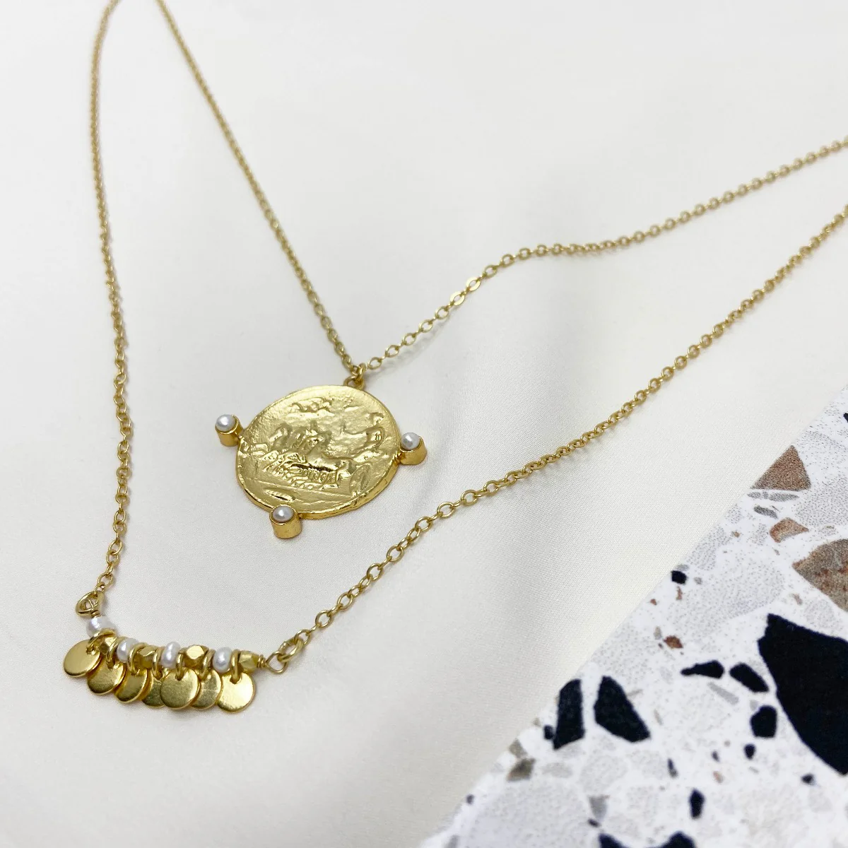 Apollo Pearl Necklace - Image 3