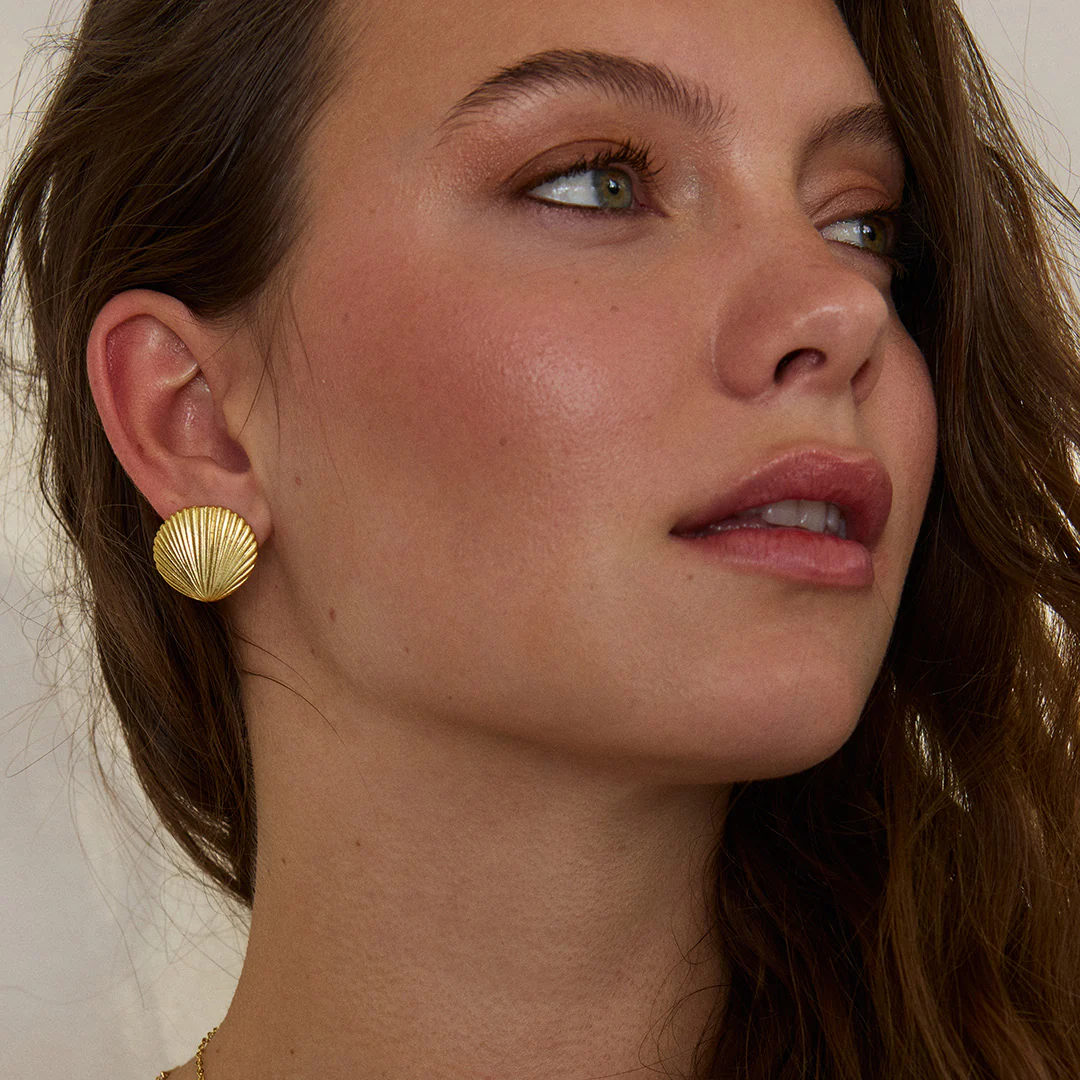 Ariel Shell Earrings - Image 2