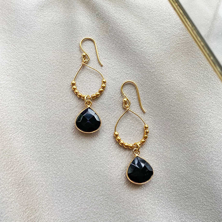 Bay Reef Black Onyx Earrings - Image 3