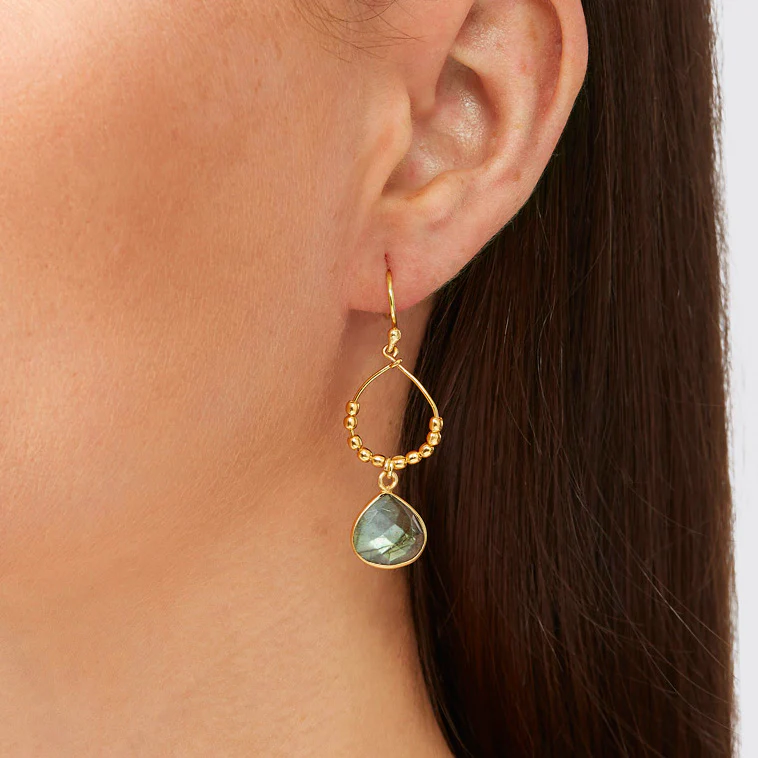 Bay Reef Labradorite Earrings - Image 4