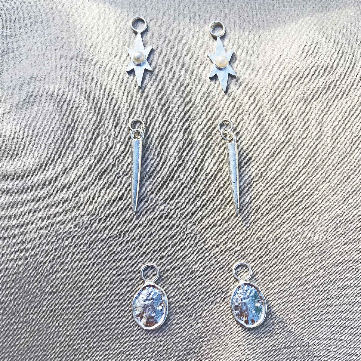 Blondie Charm Set Silver