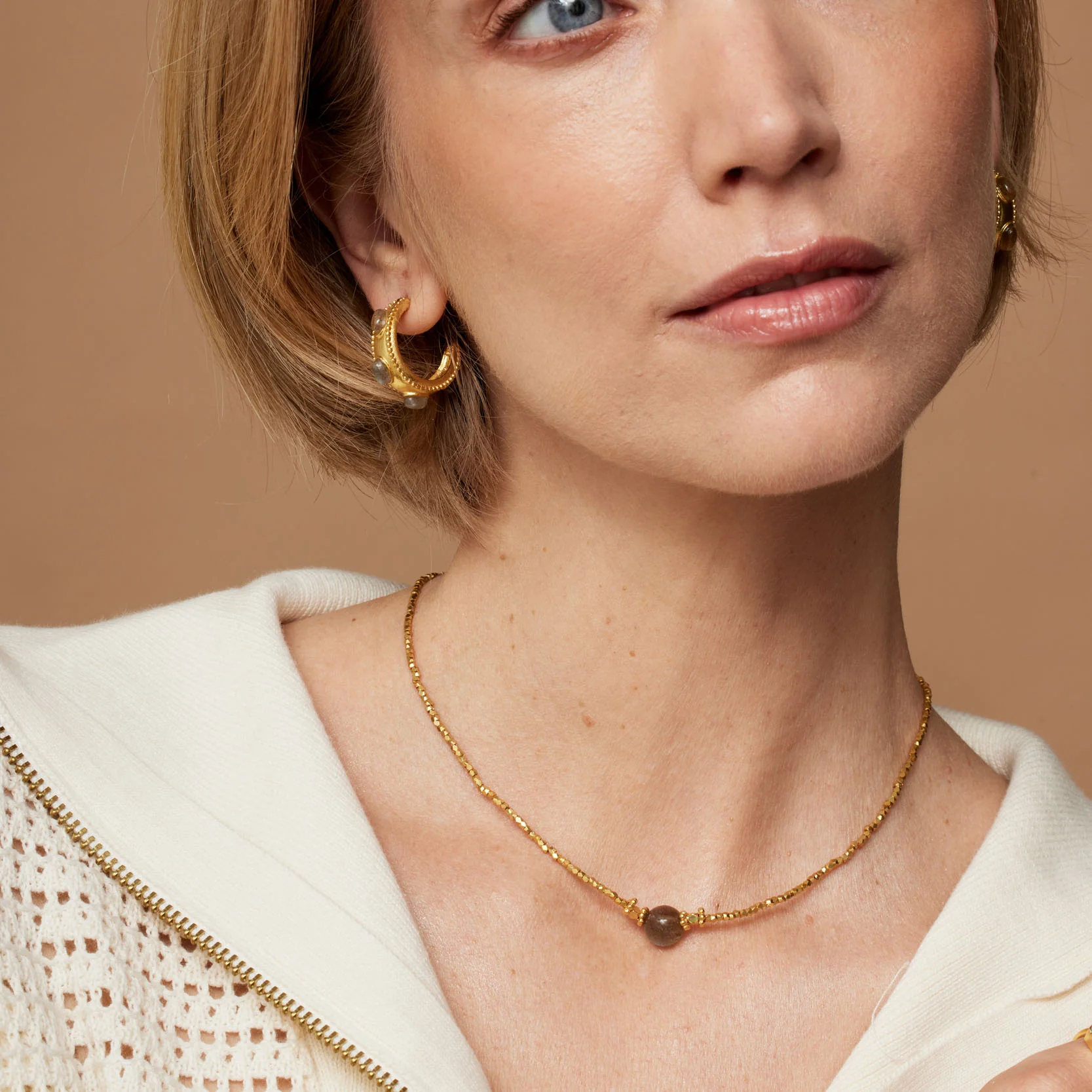 Bluebell Choker Necklace Labradorite - Image 2