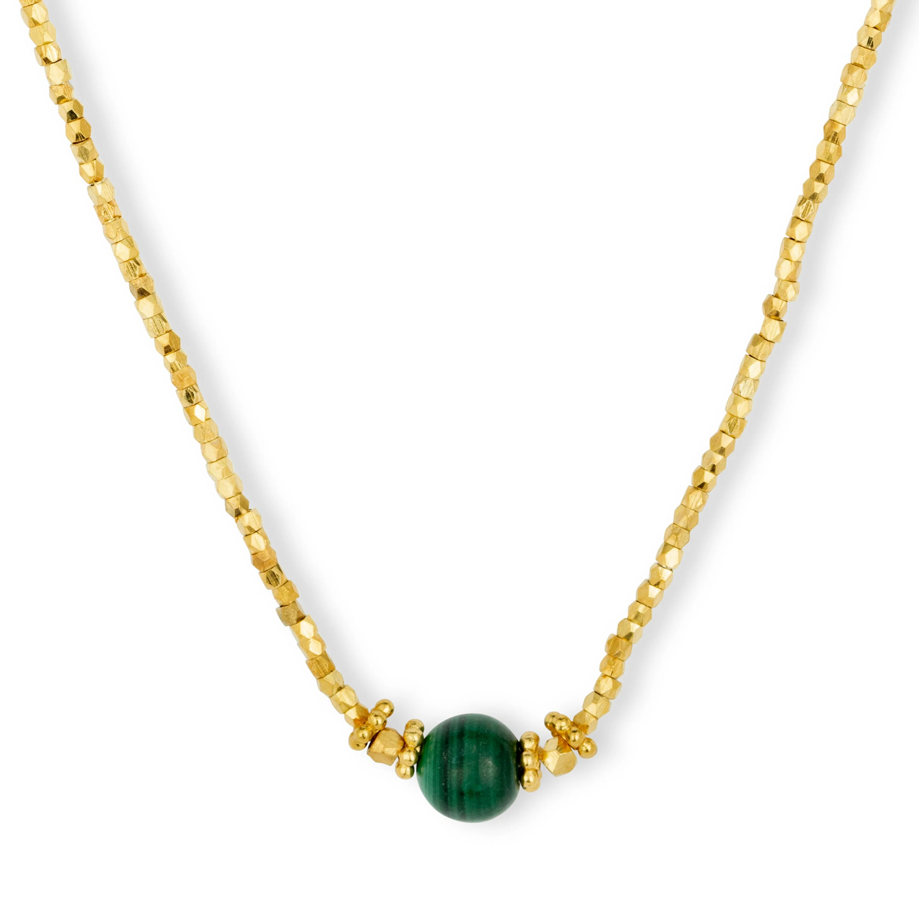 Bluebell Choker Necklace Malachite