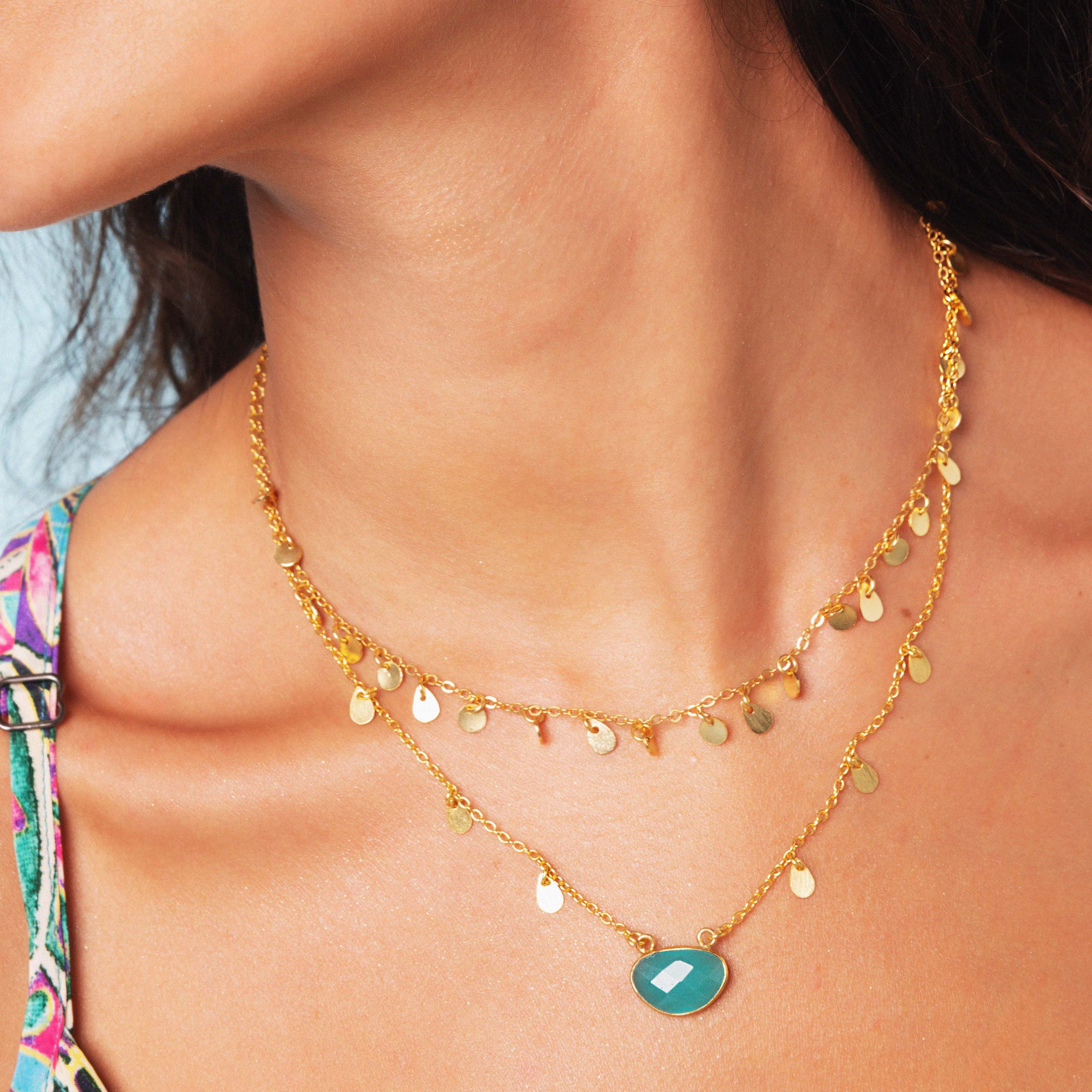 Brooke Gold Choker Necklace - Image 4