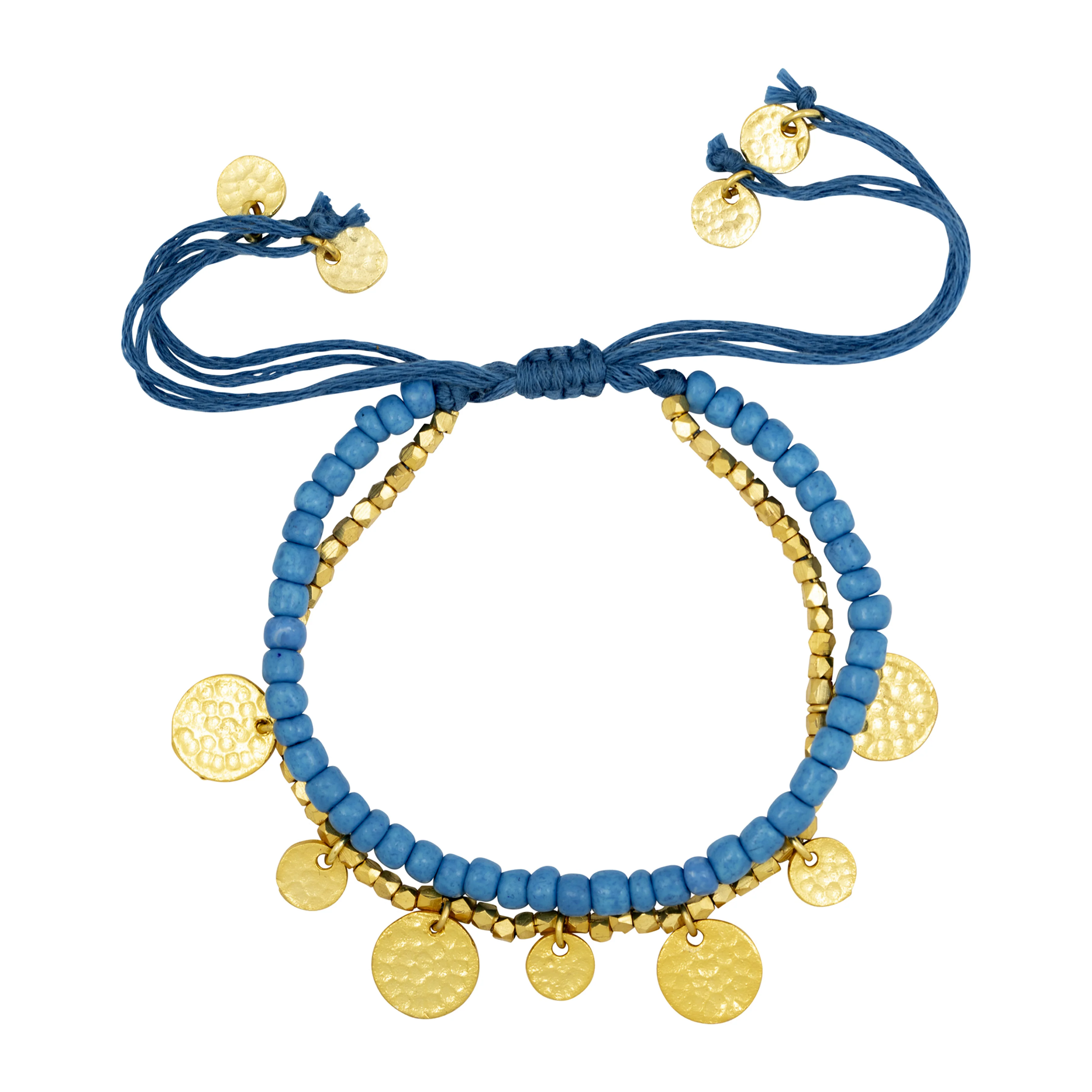 Chloe Blue Beaded Bracelet