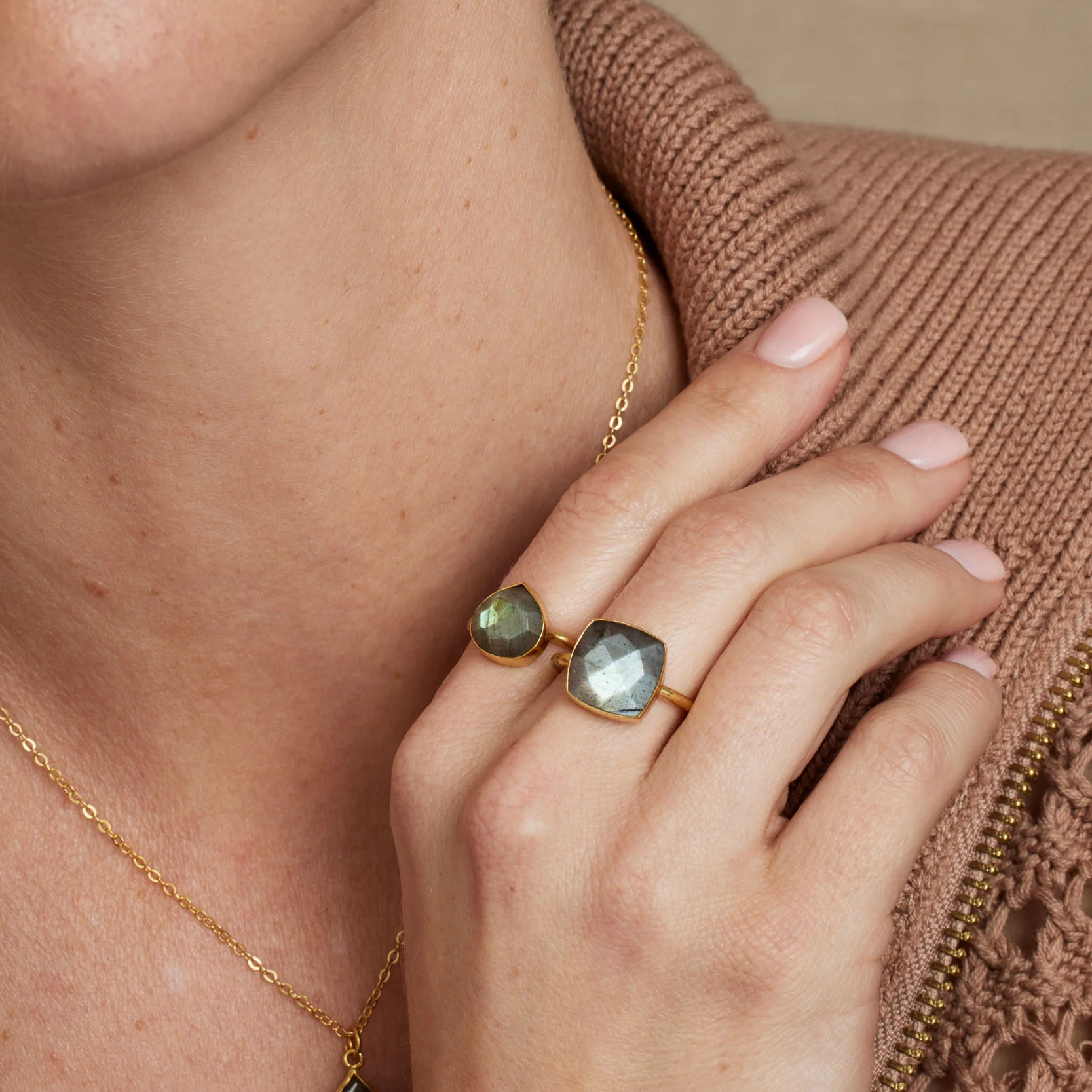 Darcy Labradorite Ring - Image 2