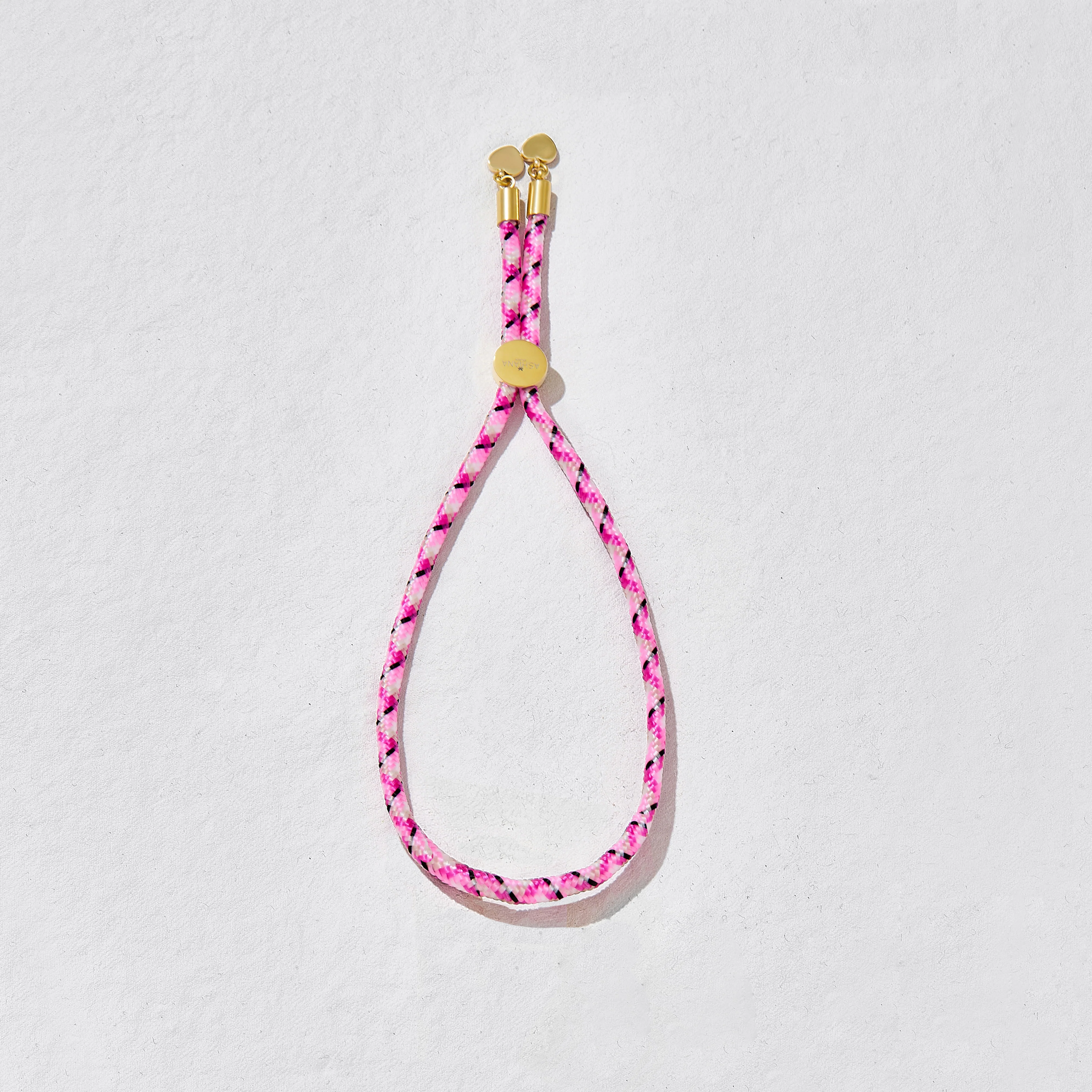 Dopamine Cord Bracelet Hot Pink