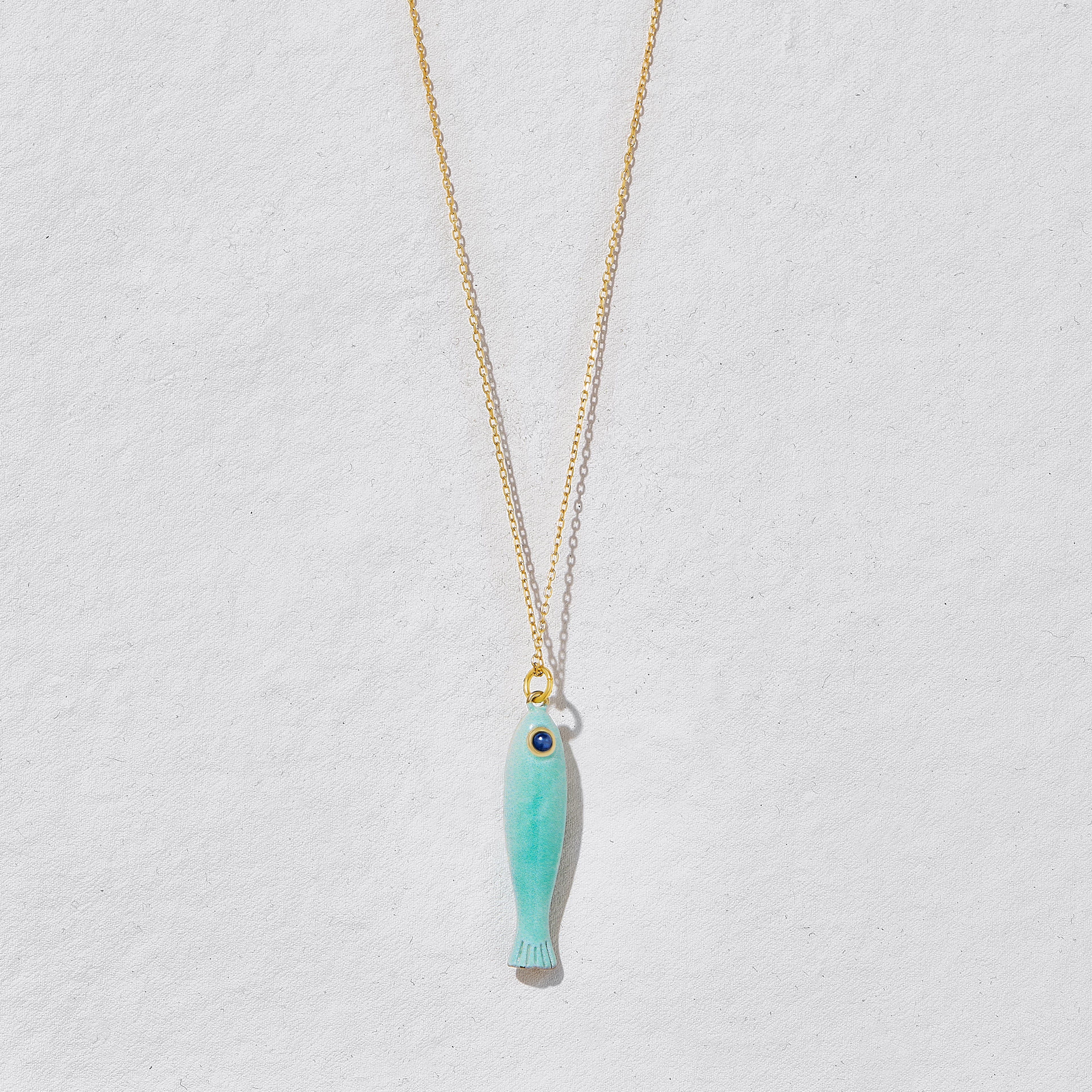Dory Aqua Fish Necklace