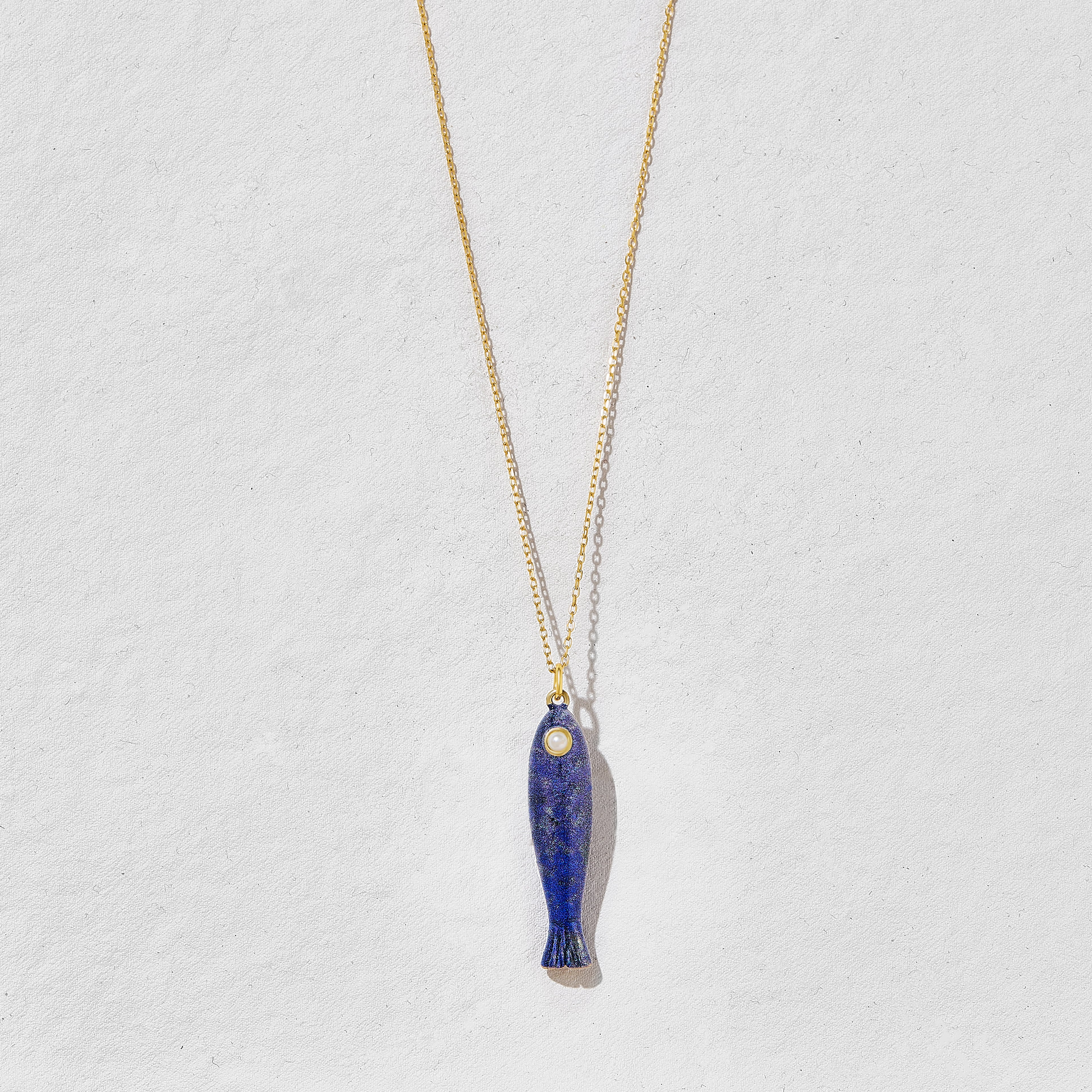 Dory Blue Fish Necklace