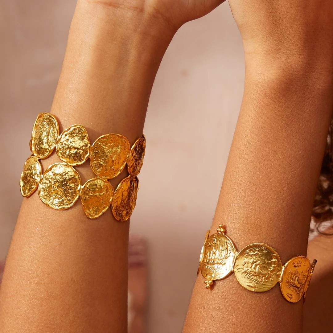 Odyssey Gold Coin Cuff - Image 4