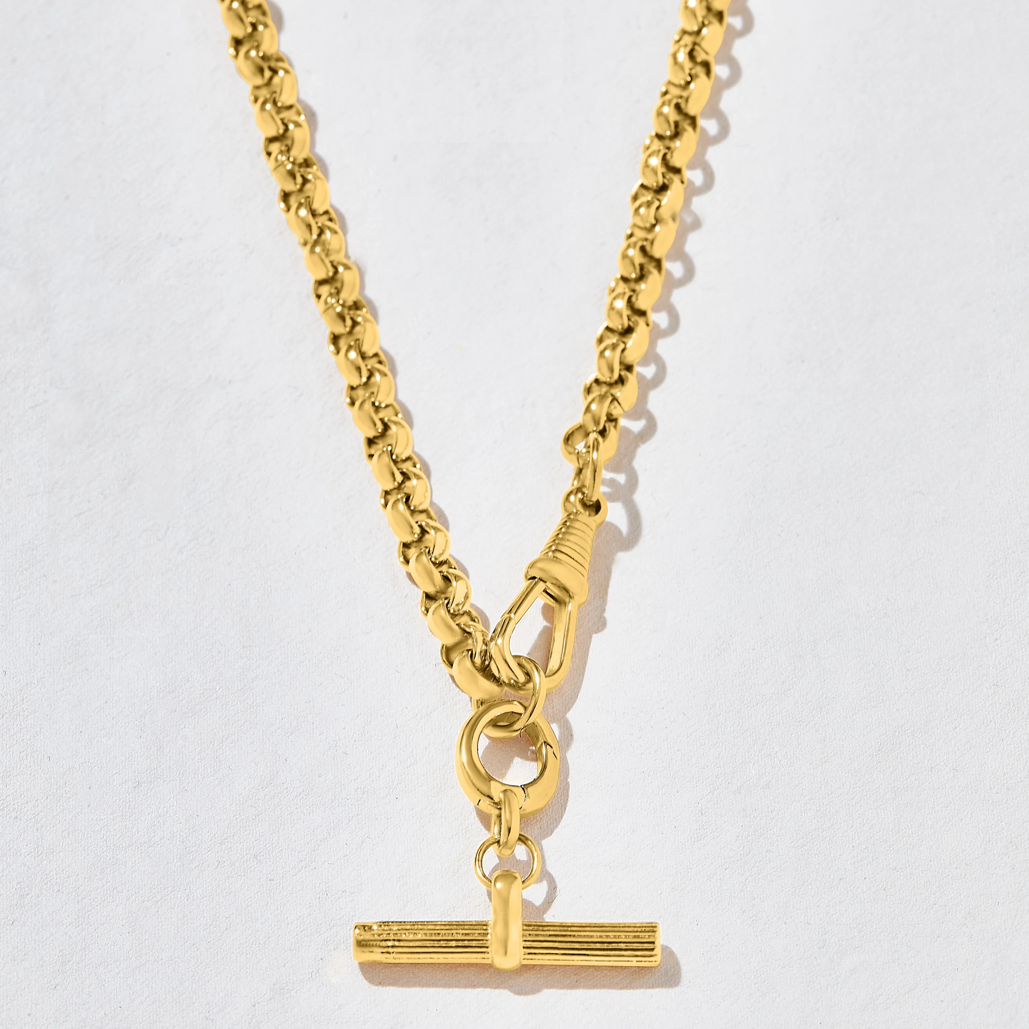 Ezra Gold T-Bar Charm - Image 2