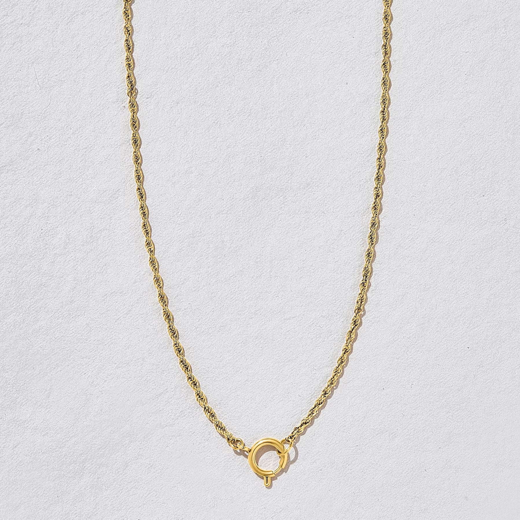 Fleury Gold Twisted Chain Necklace