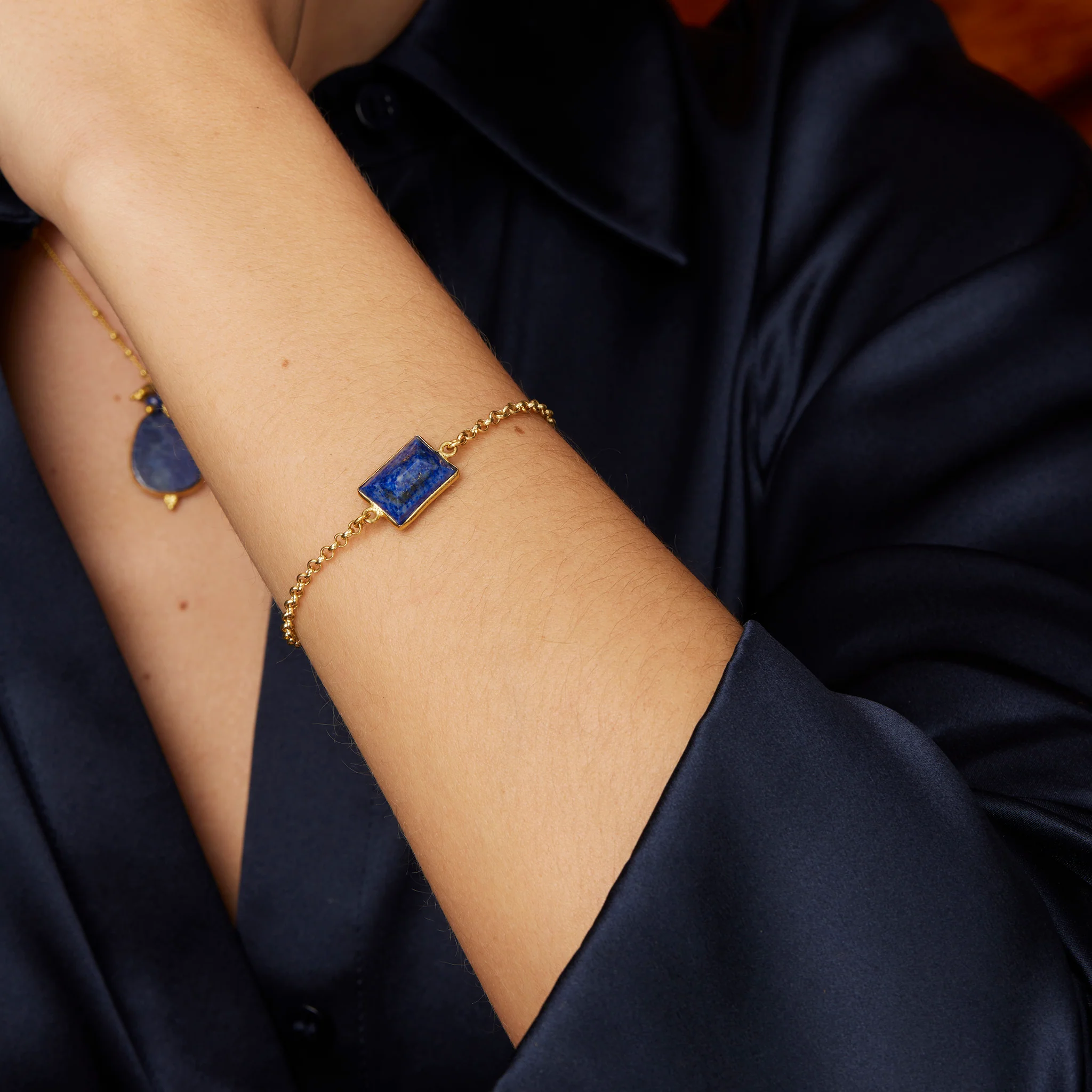 Freya Bracelet Lapis Lazuli - Image 4