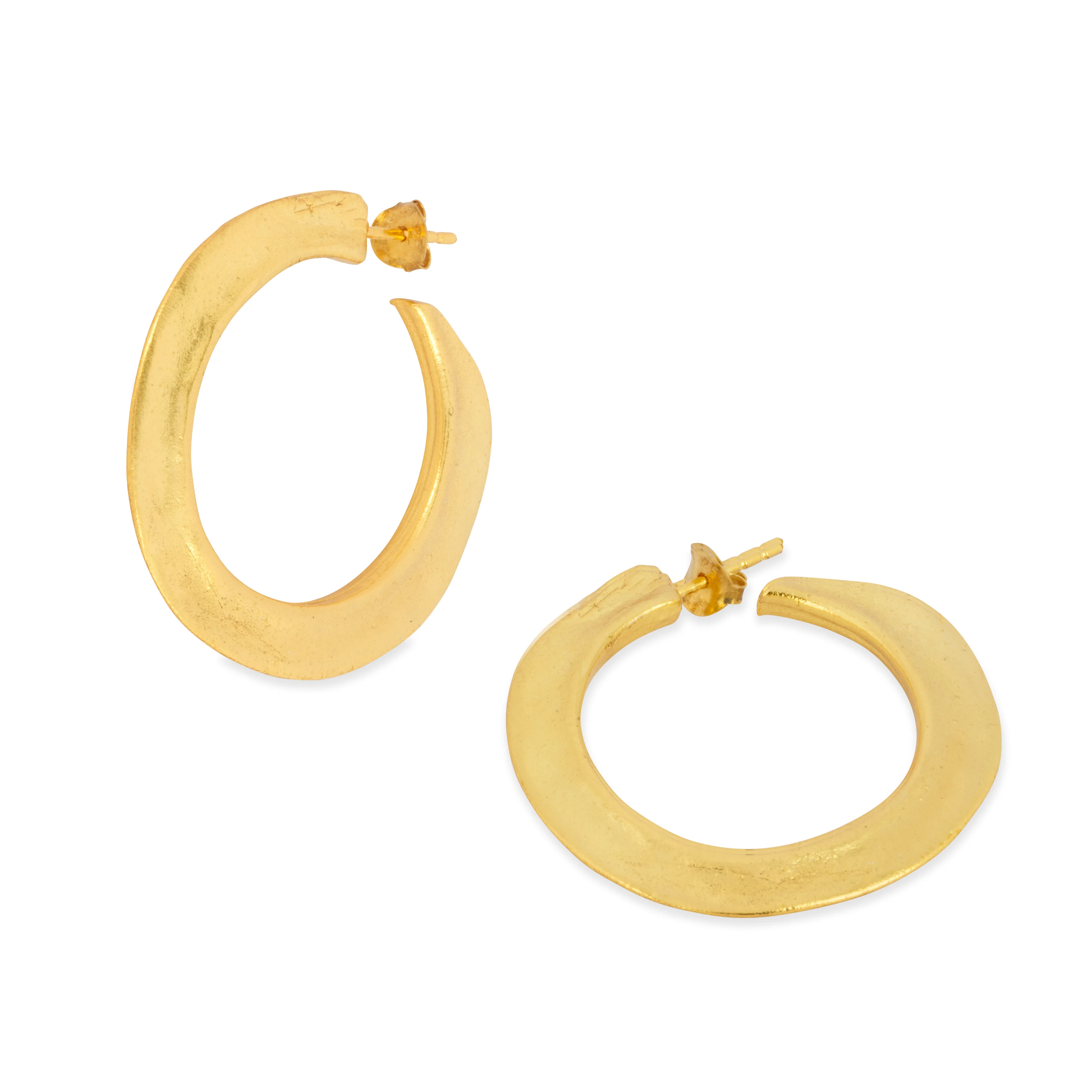 Georgia Hoop Earrings Gold