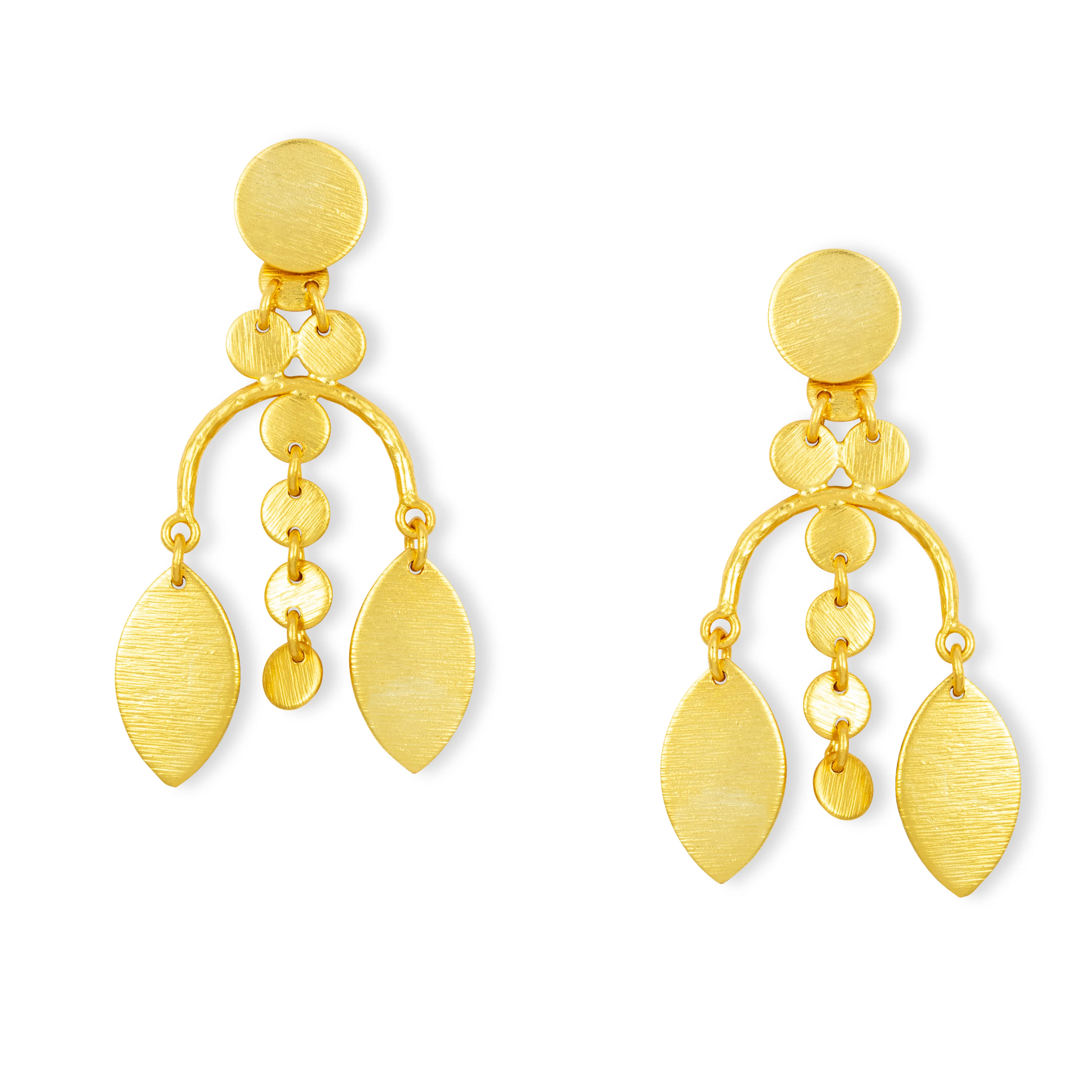 Gina Gold Charm Earrings