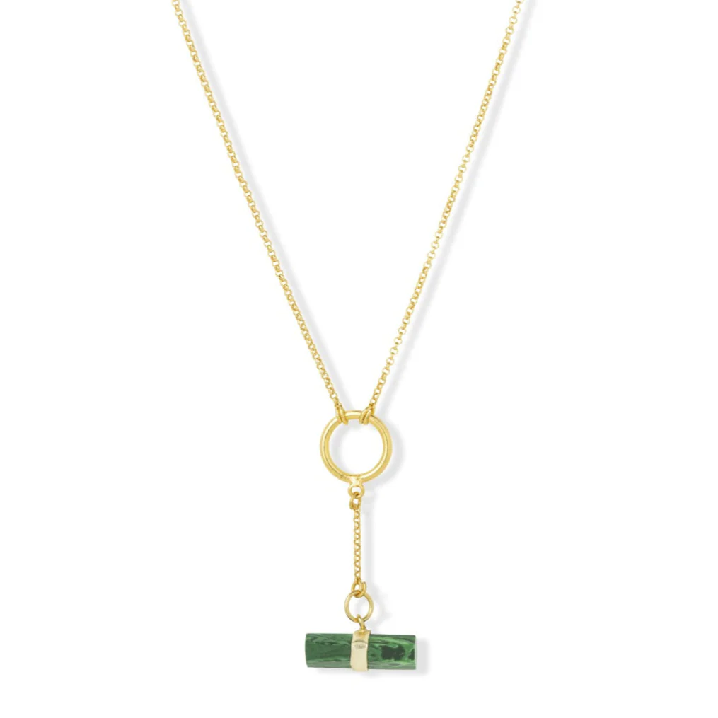 Greta Malachite Necklace