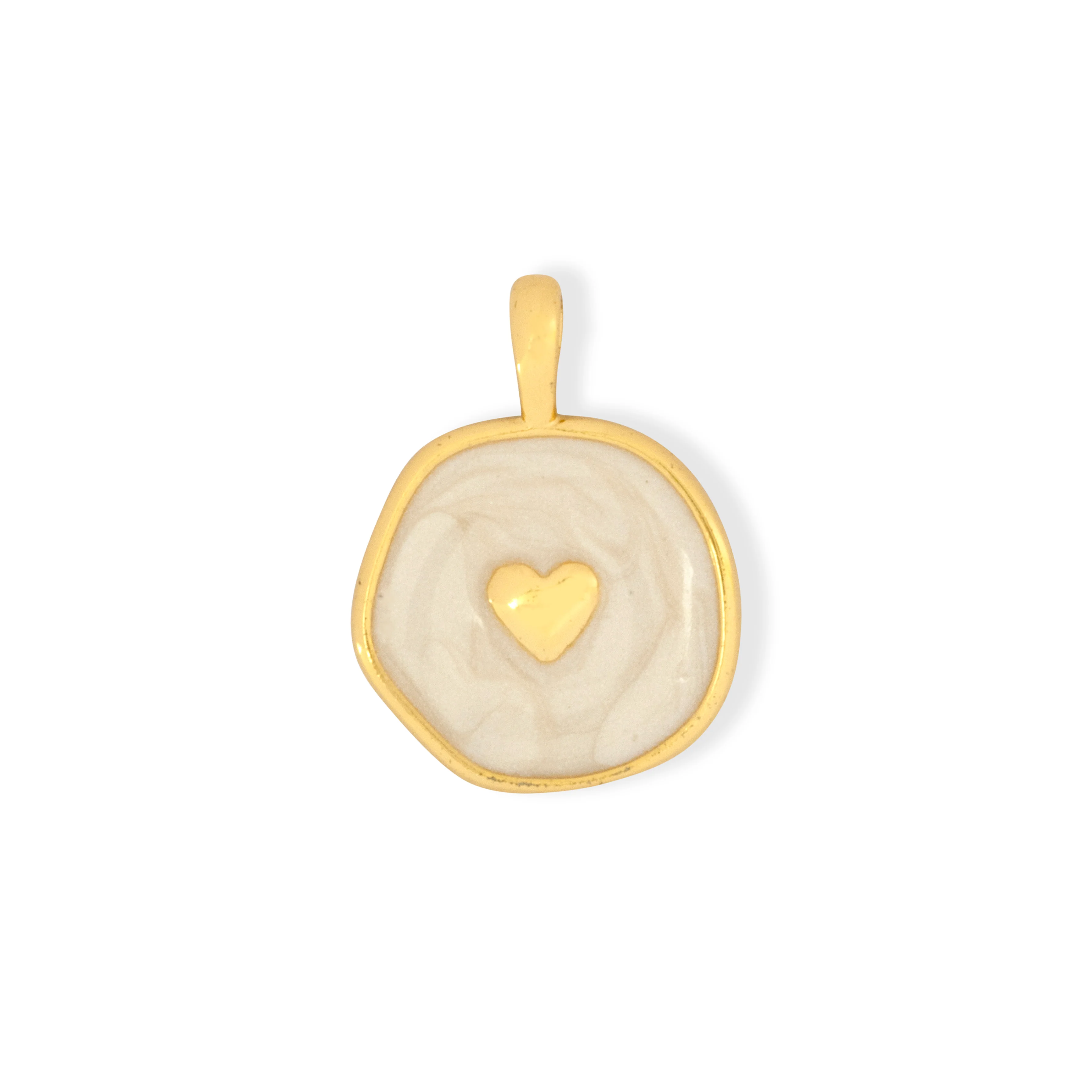 Heart Coin Charm