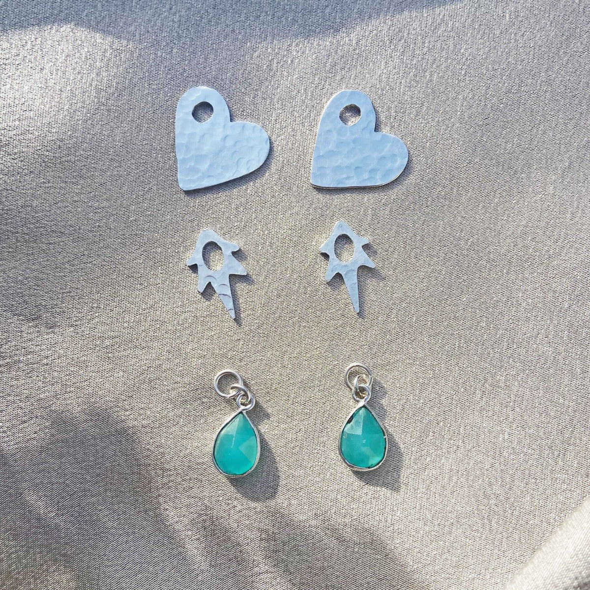 Heartbreaker Silver Charm Set