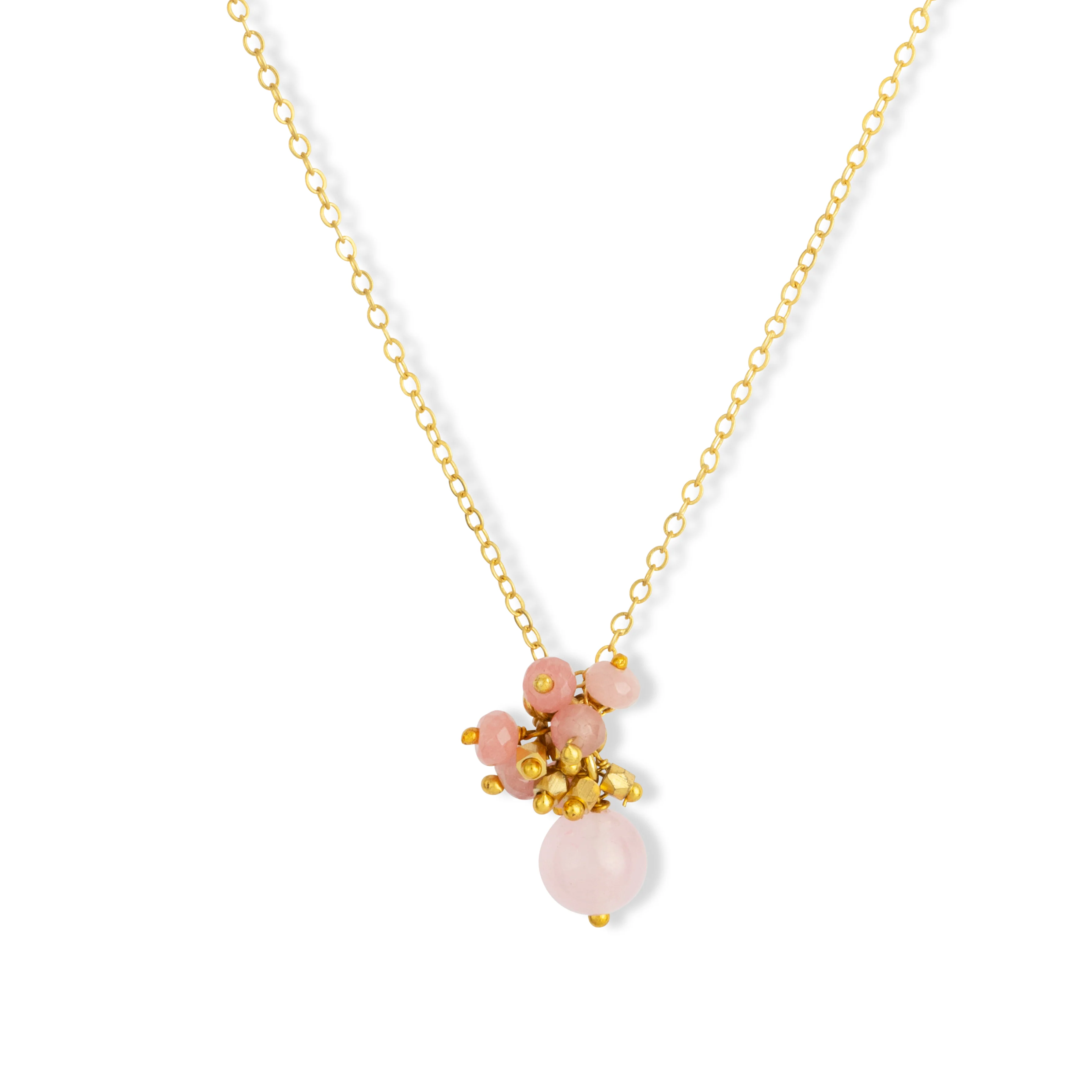 Hollie Rose Quartz Necklace