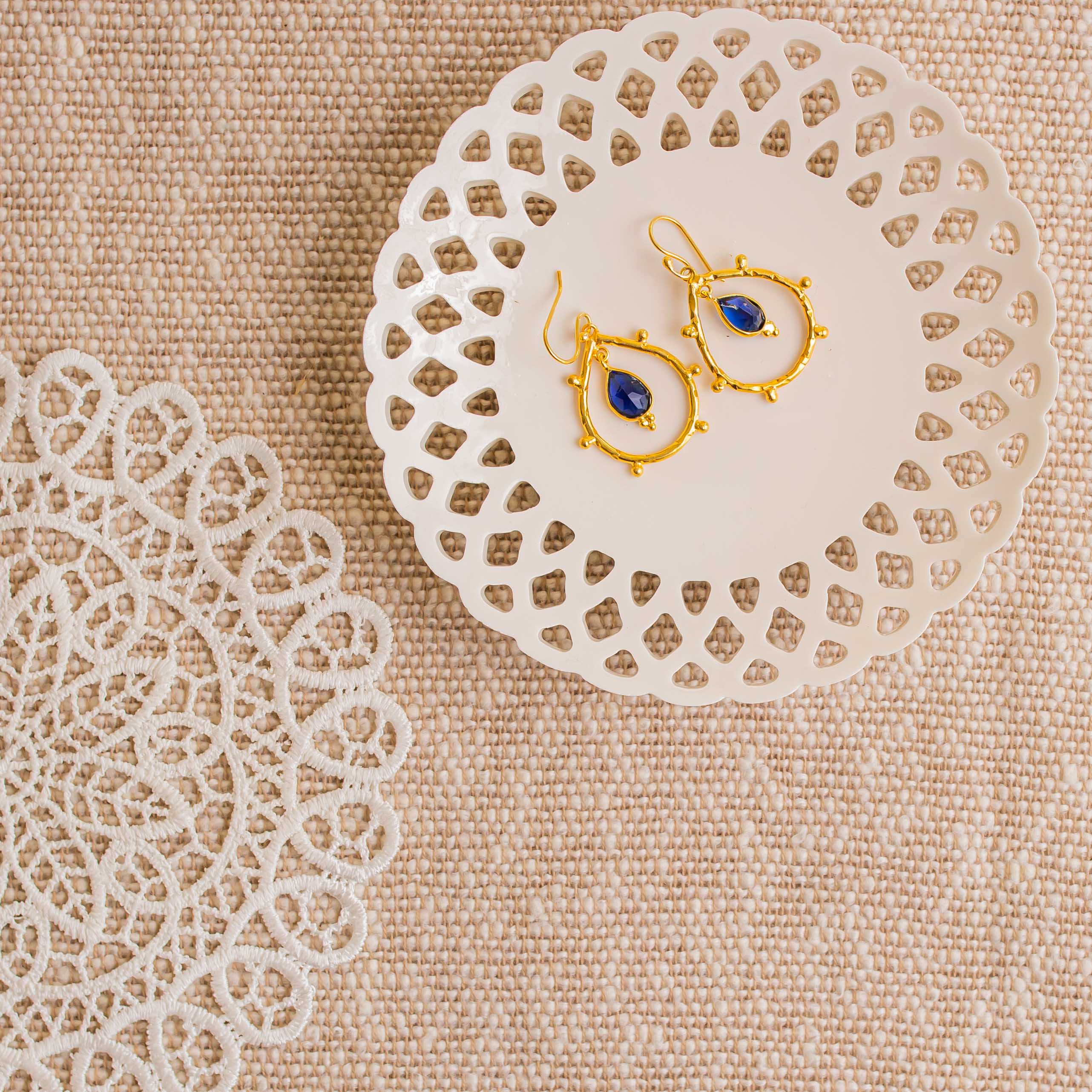 Iga Iolite Earrings - Image 2