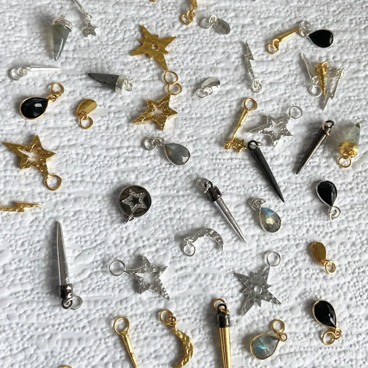 Joy Charm pack - Black Onyx Silver - Image 2