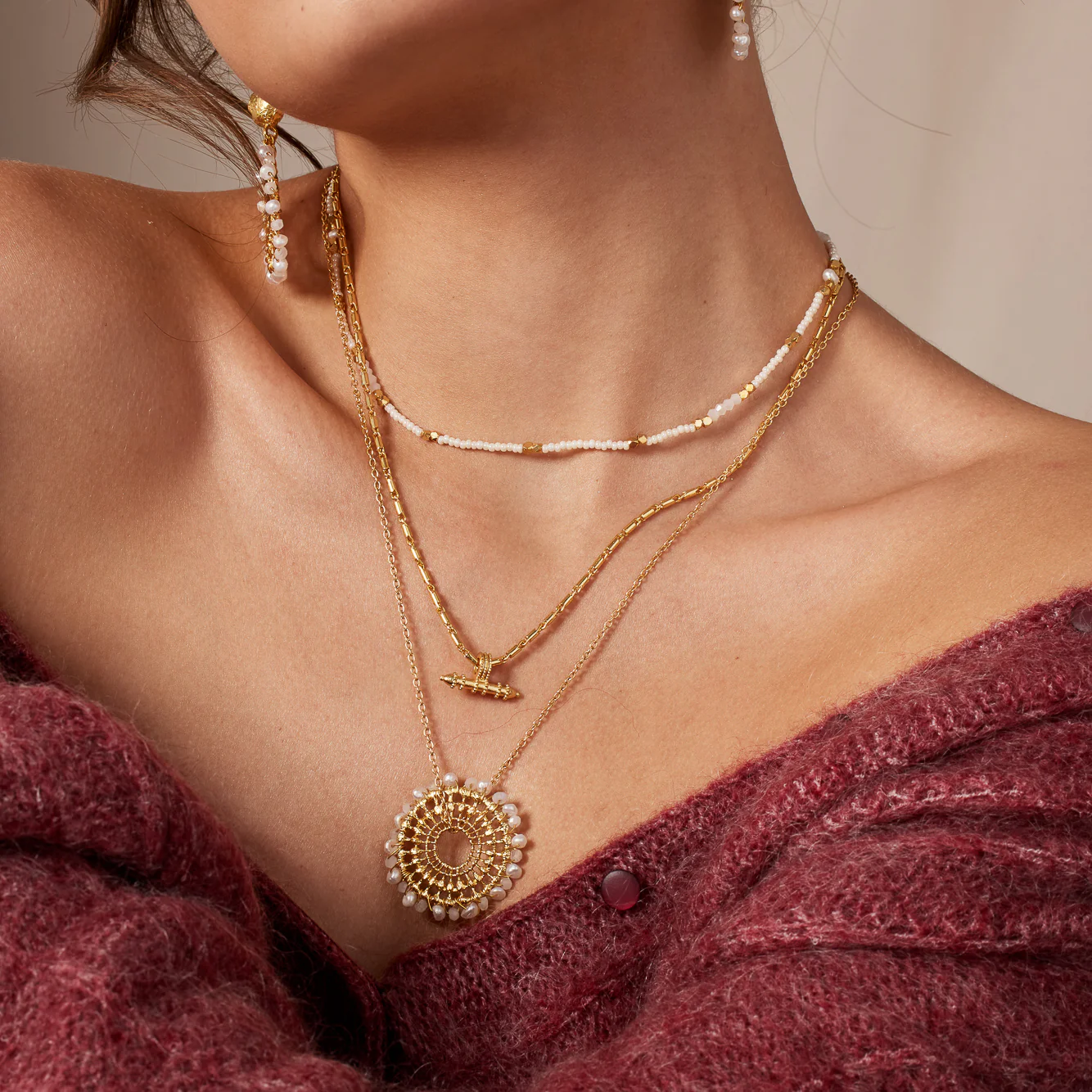 Kady Pearl Necklace - Image 3