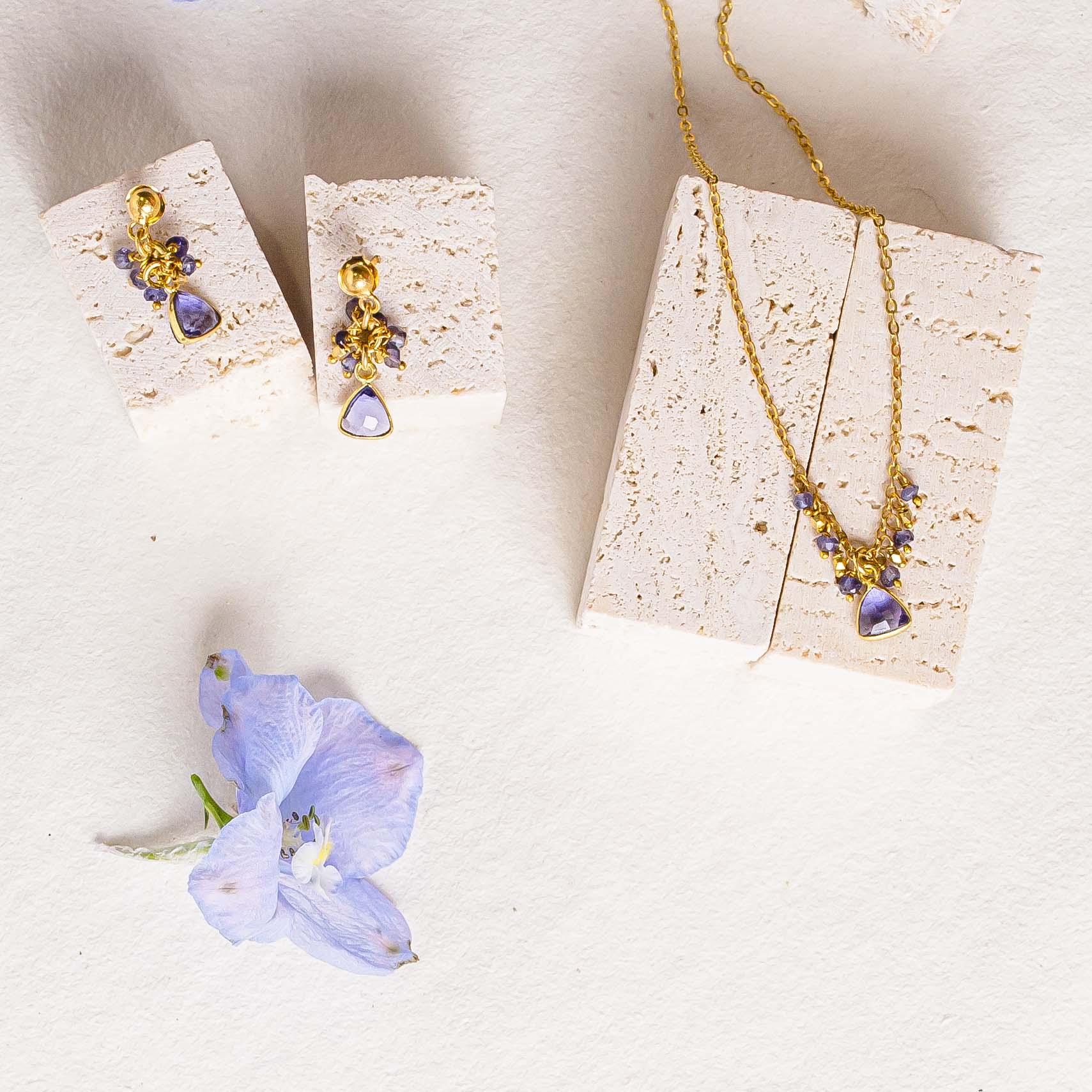 Lacey Iolite Necklace - Image 3
