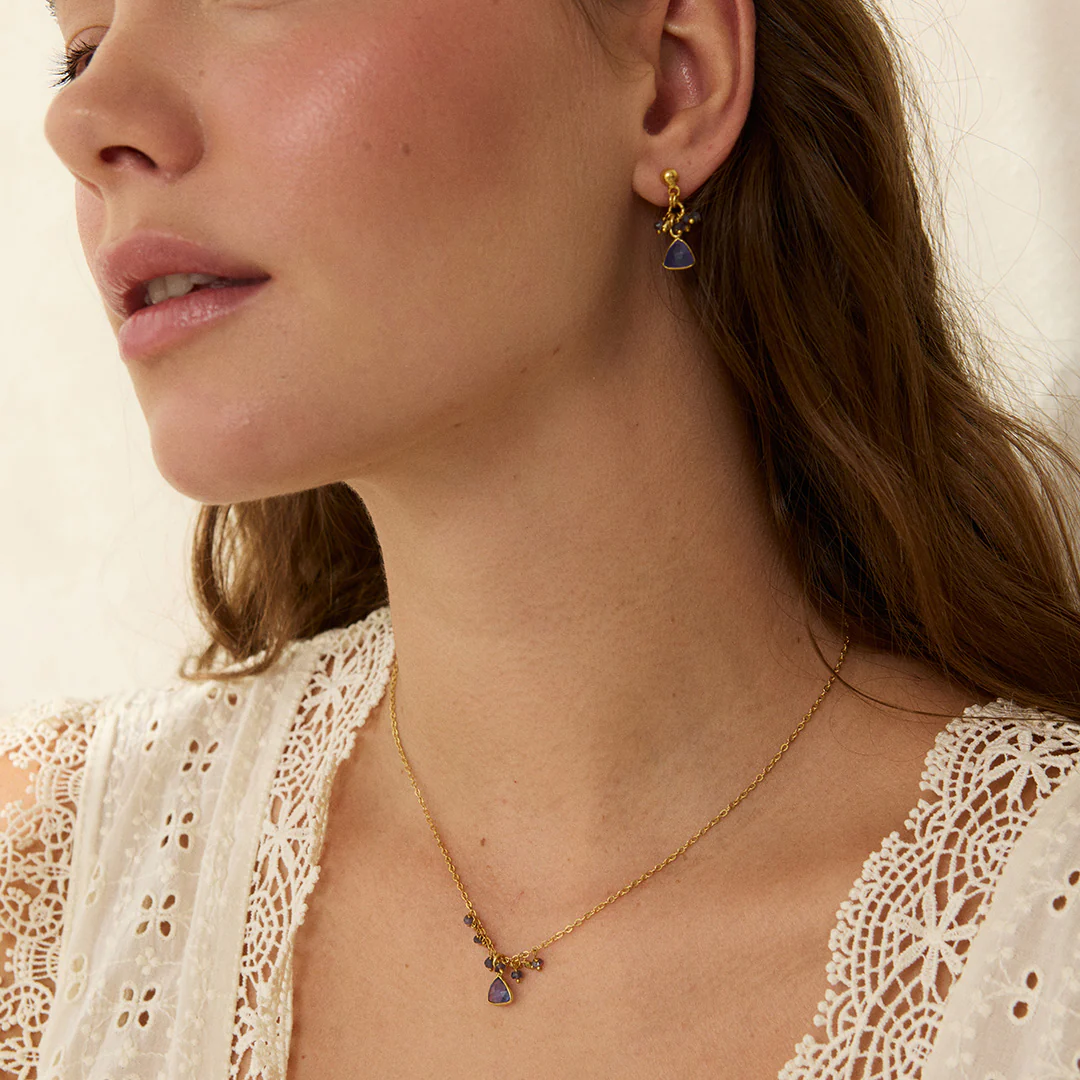 Lacey Iolite Necklace - Image 4