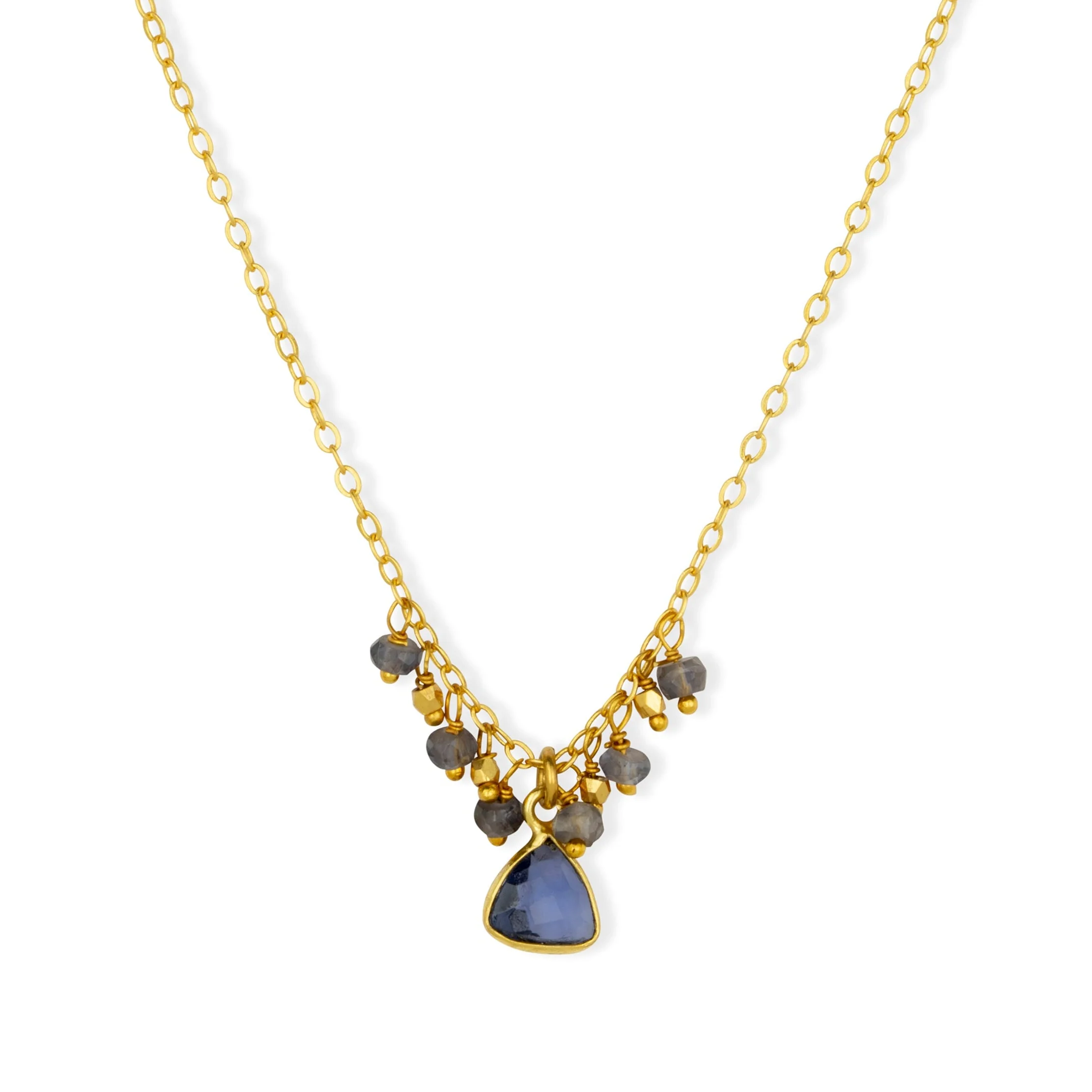 Lacey Iolite Necklace