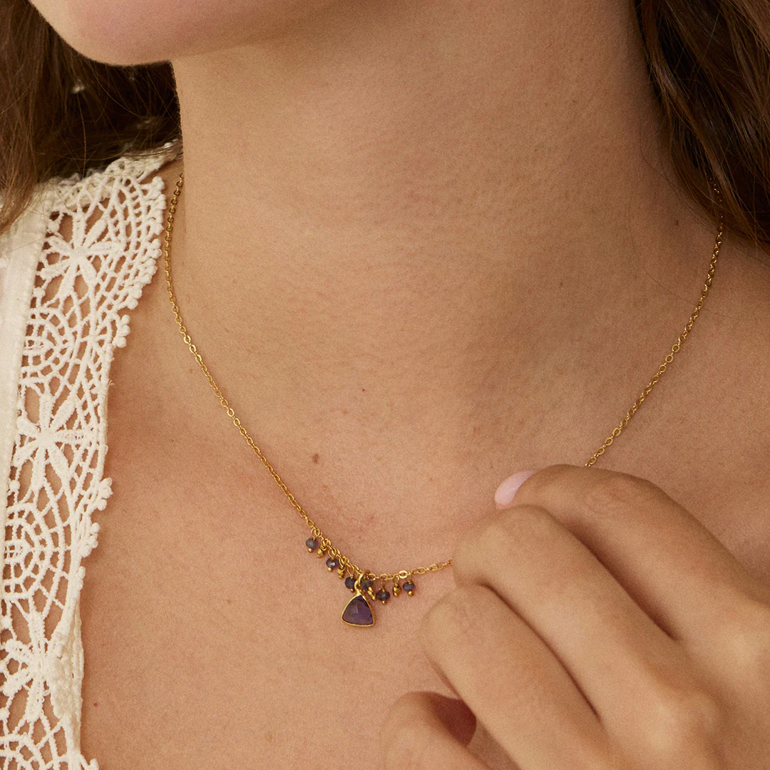 Lacey Iolite Necklace - Image 2