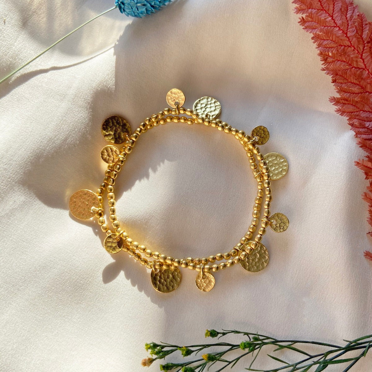 Libra Gold Coin Bracelet - Image 3