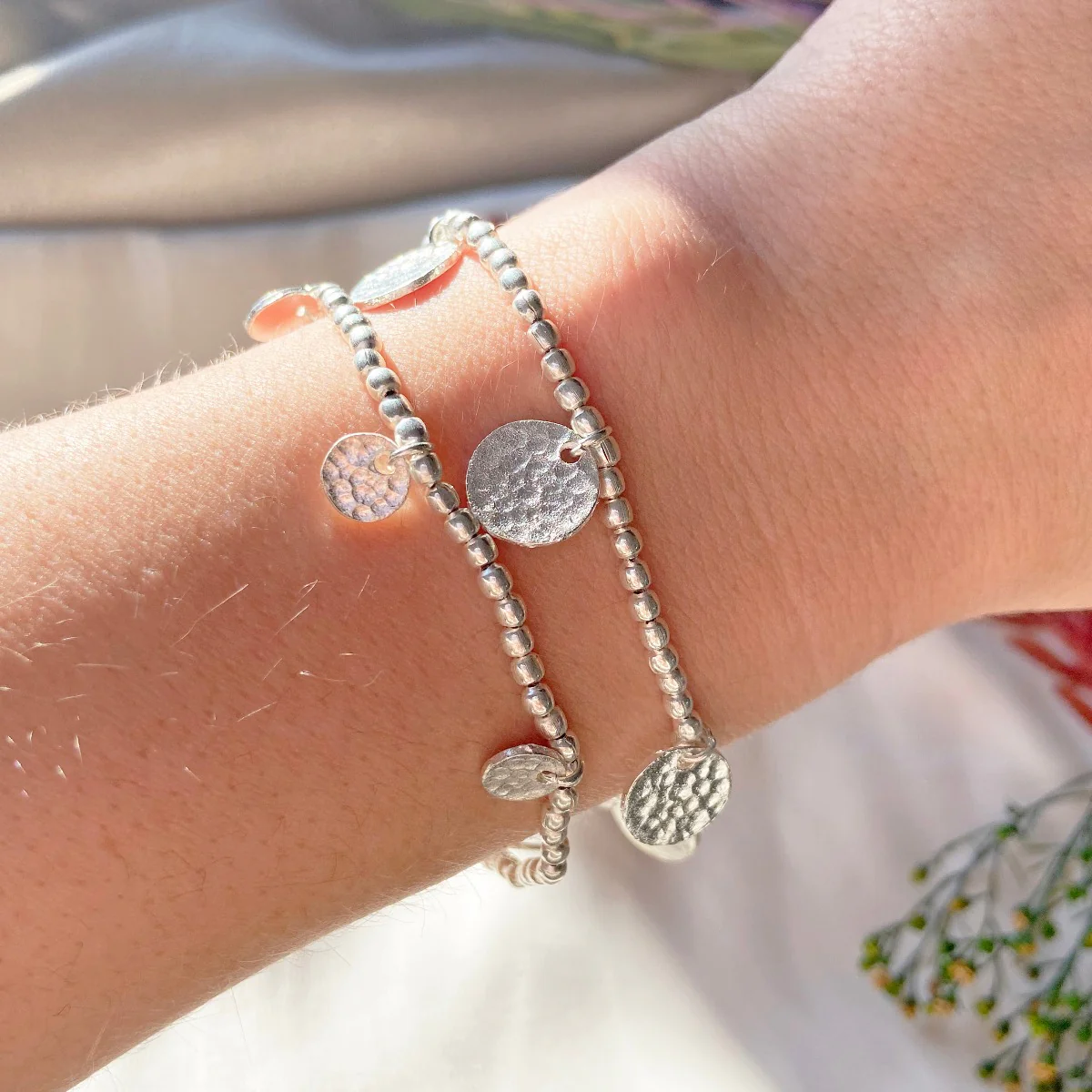 Libra Silver Coin Bracelet - Image 3