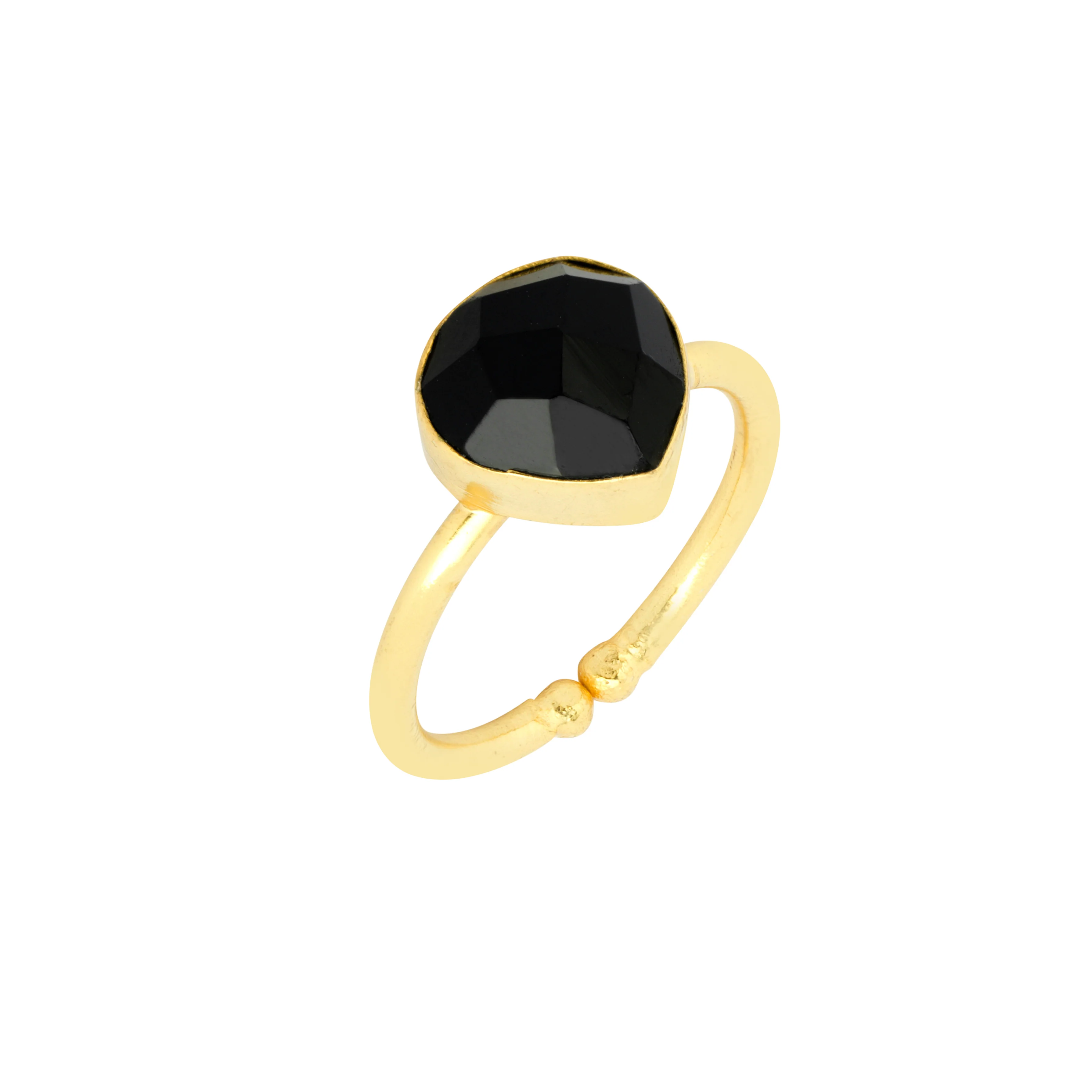Lily Ring Black Onyx