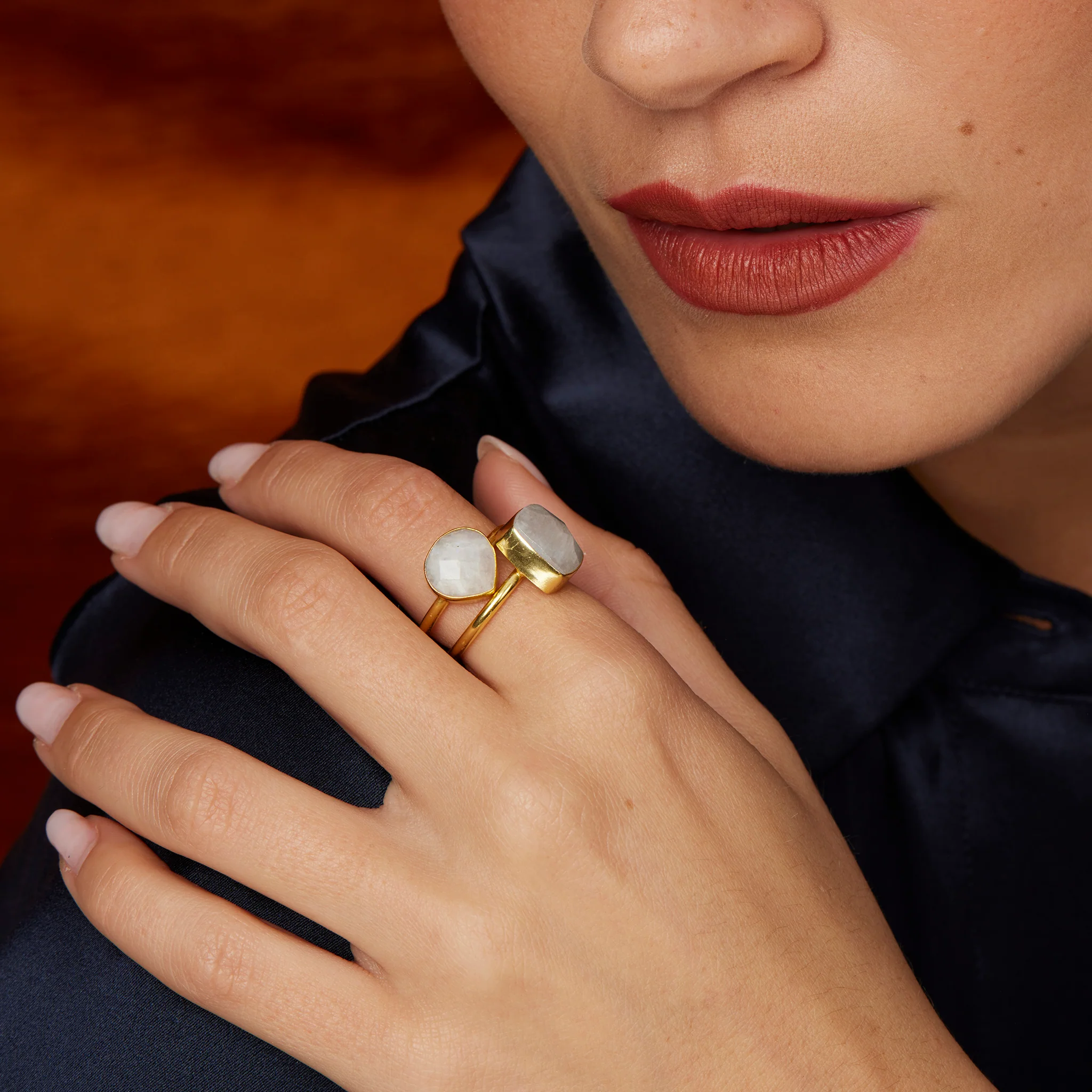 Lily Ring Moonstone - Image 3