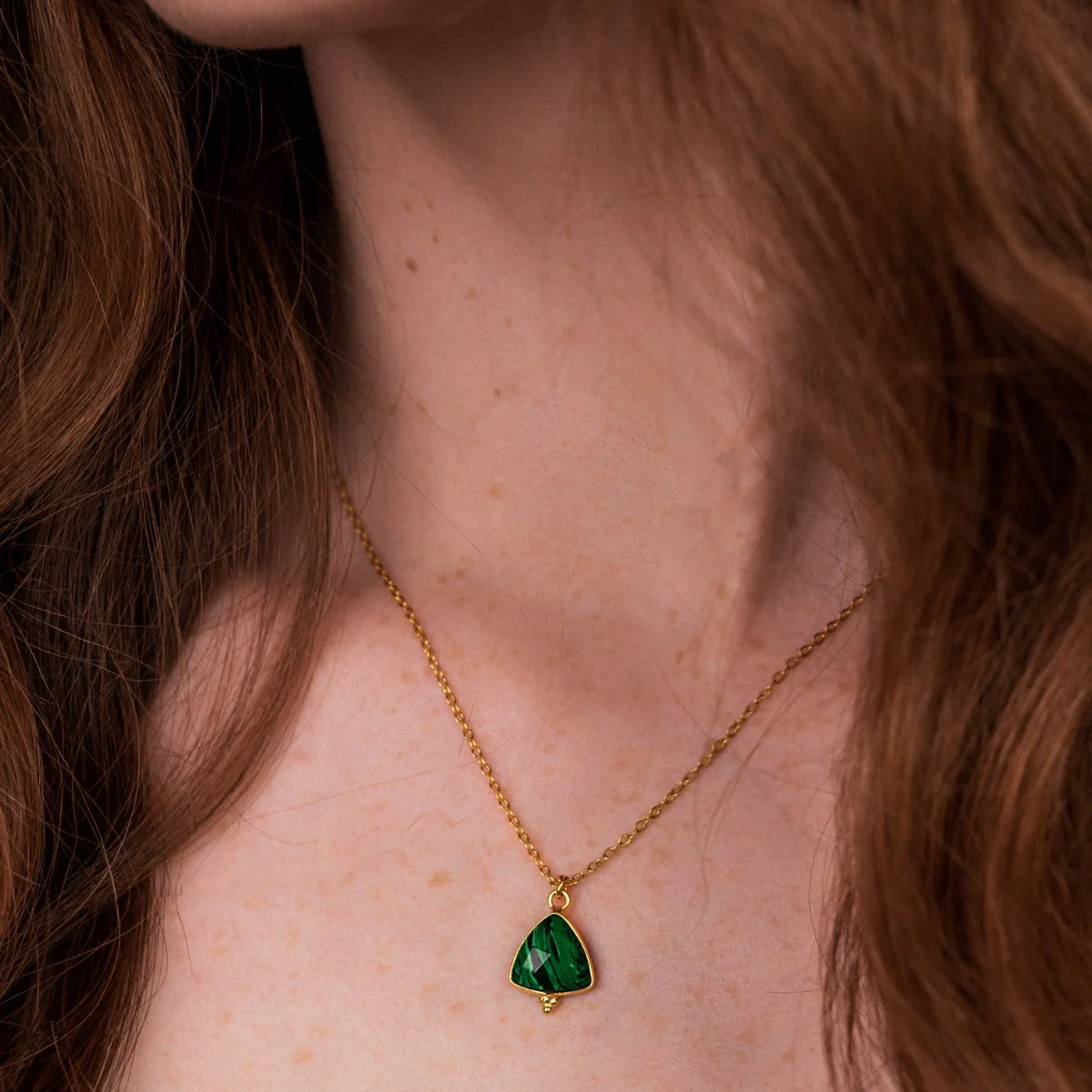Lola Malachite Necklace - Image 2