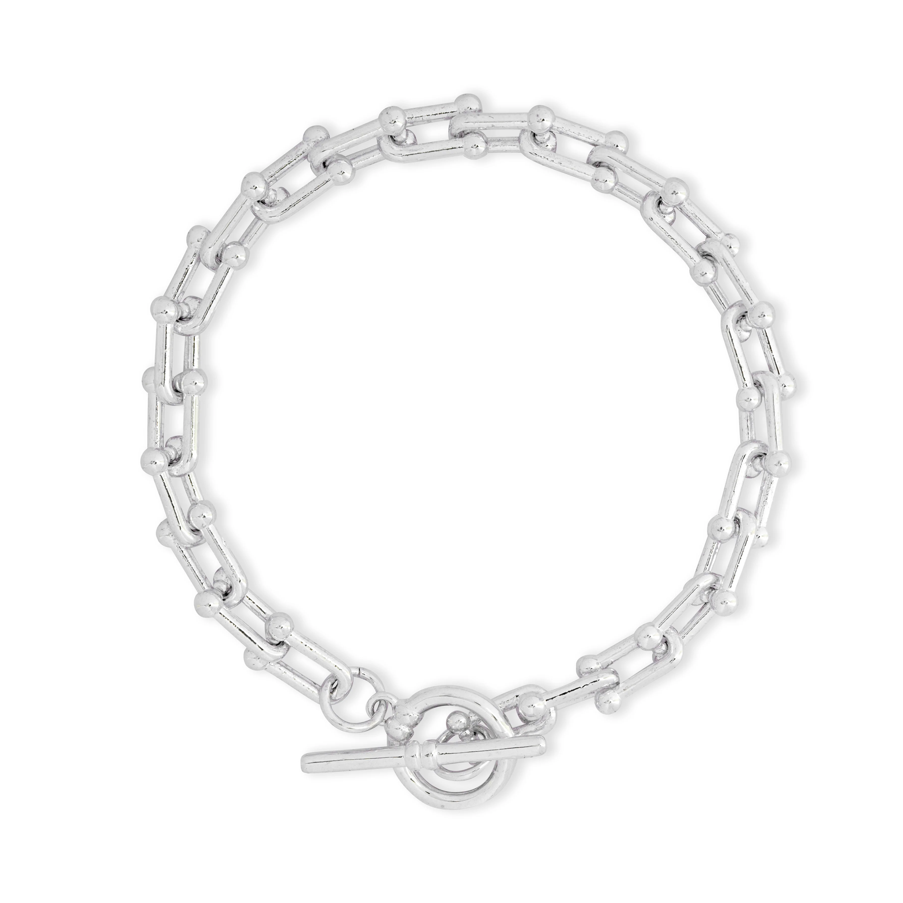 London Chain Bracelet Silver