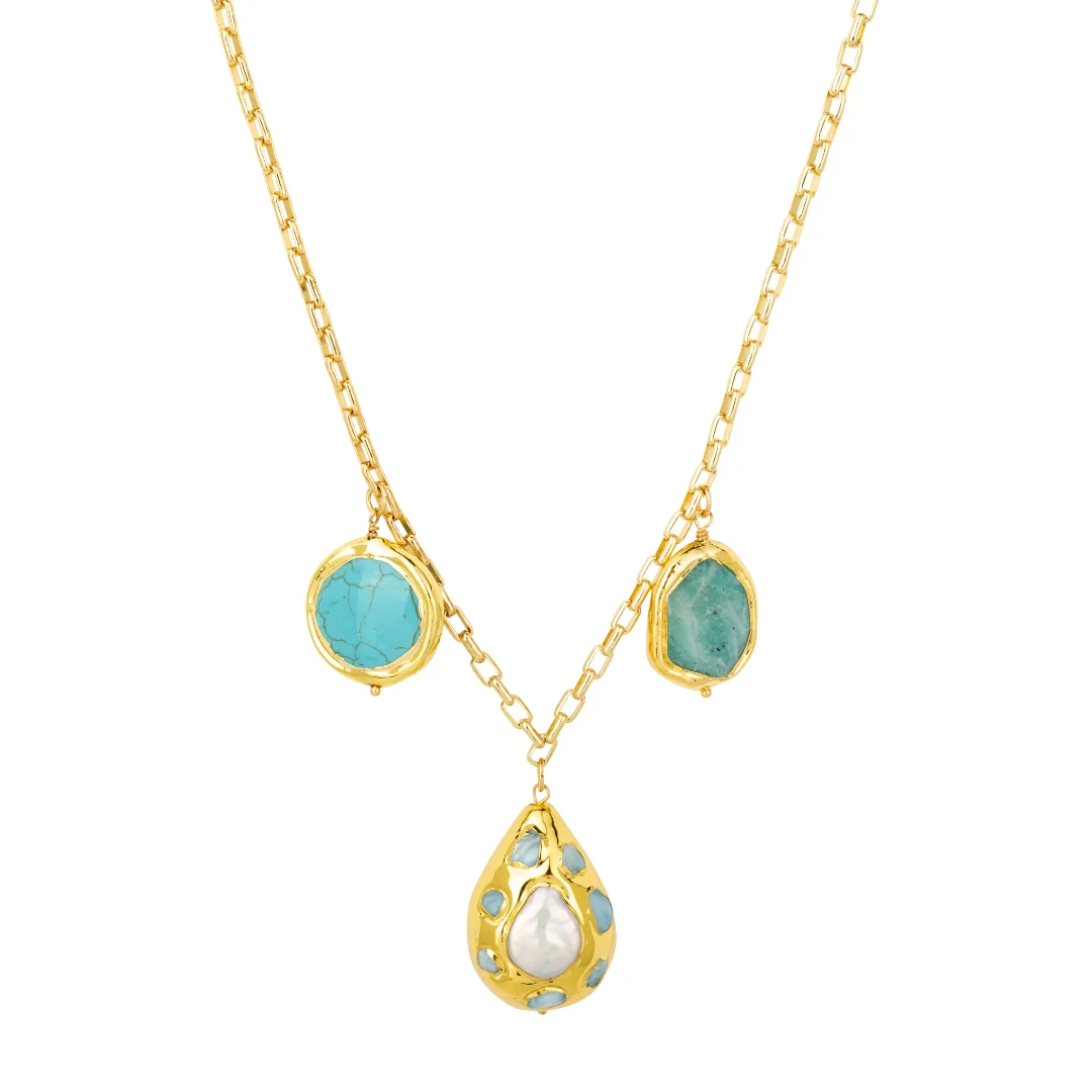 Lorena Necklace Turquoise