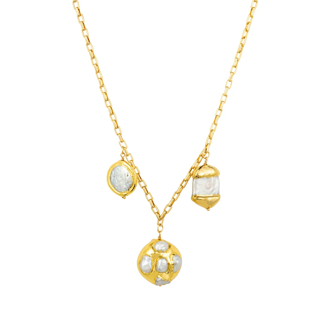 Lorena Necklace White