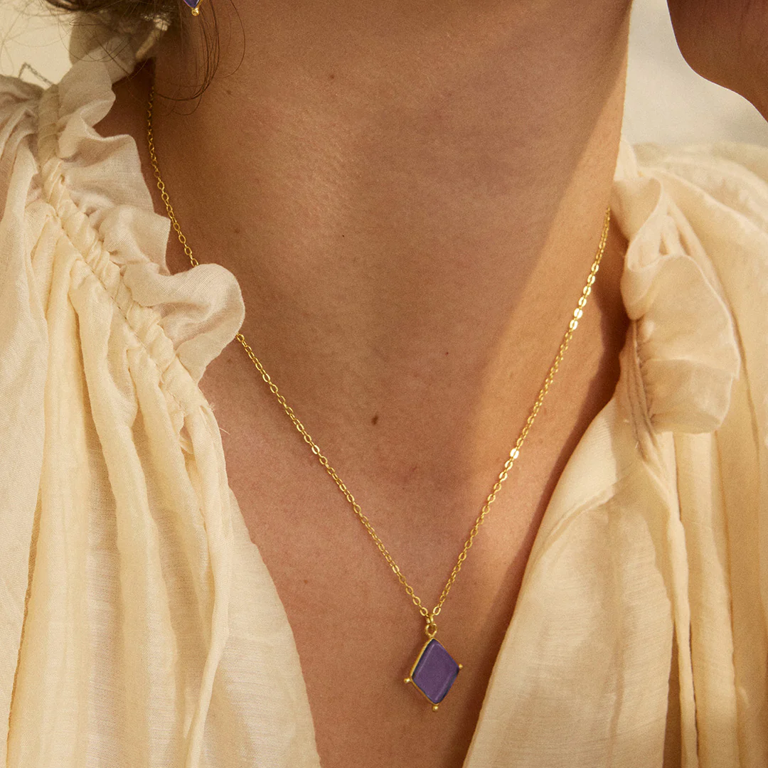 Lyra Iolite Necklace - Image 2
