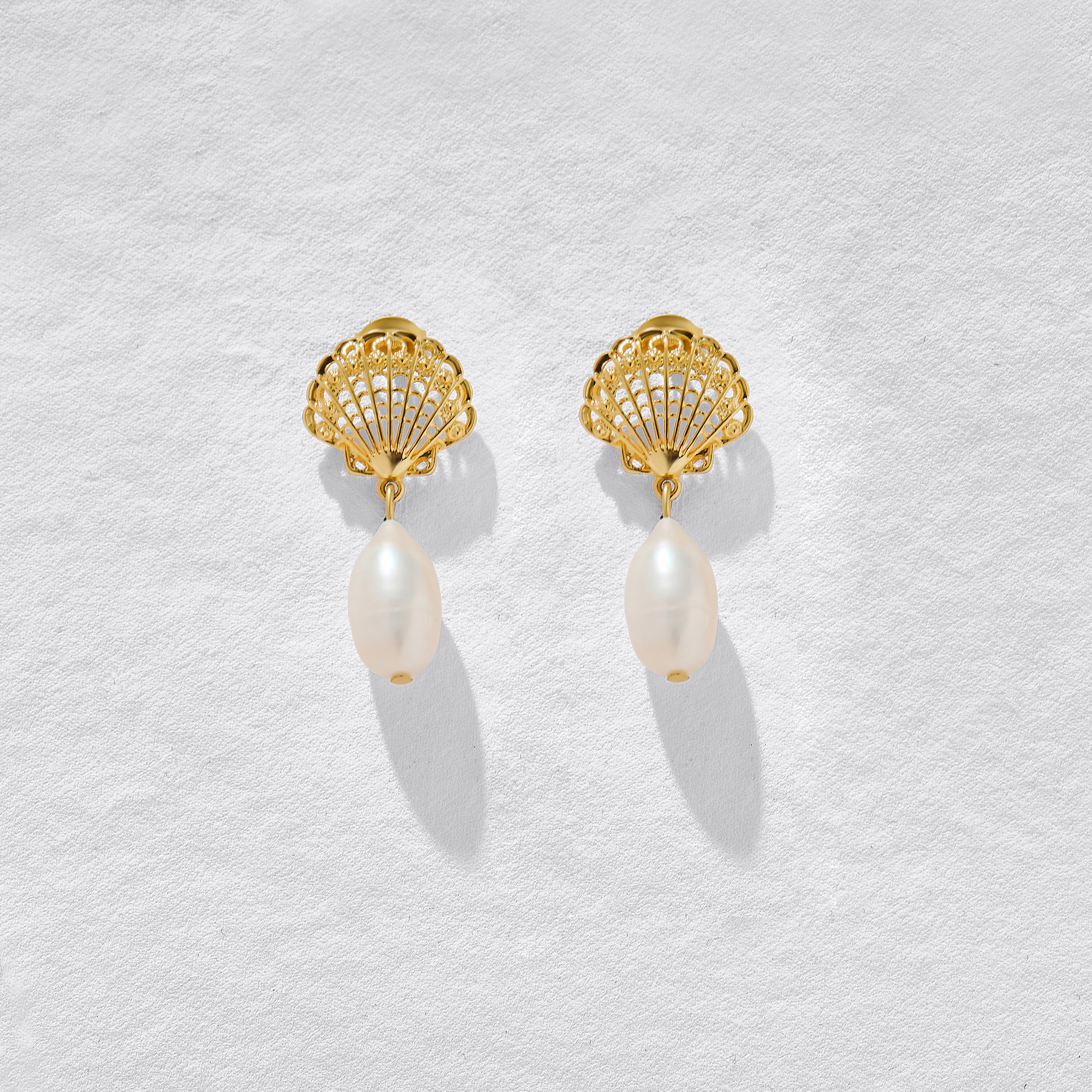 Marina Pearl Drop Earrings