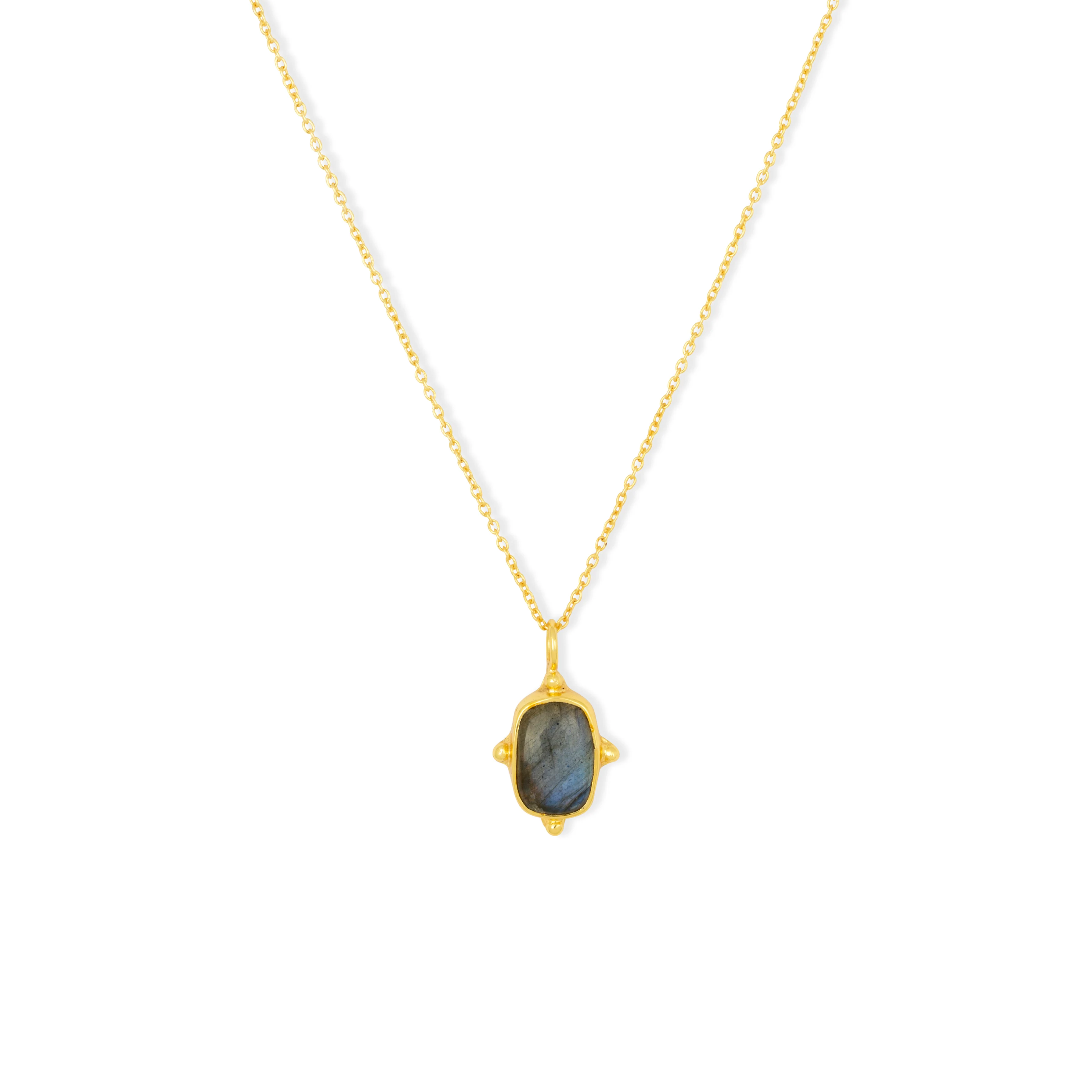 Maya Labradorite Pendant Necklace