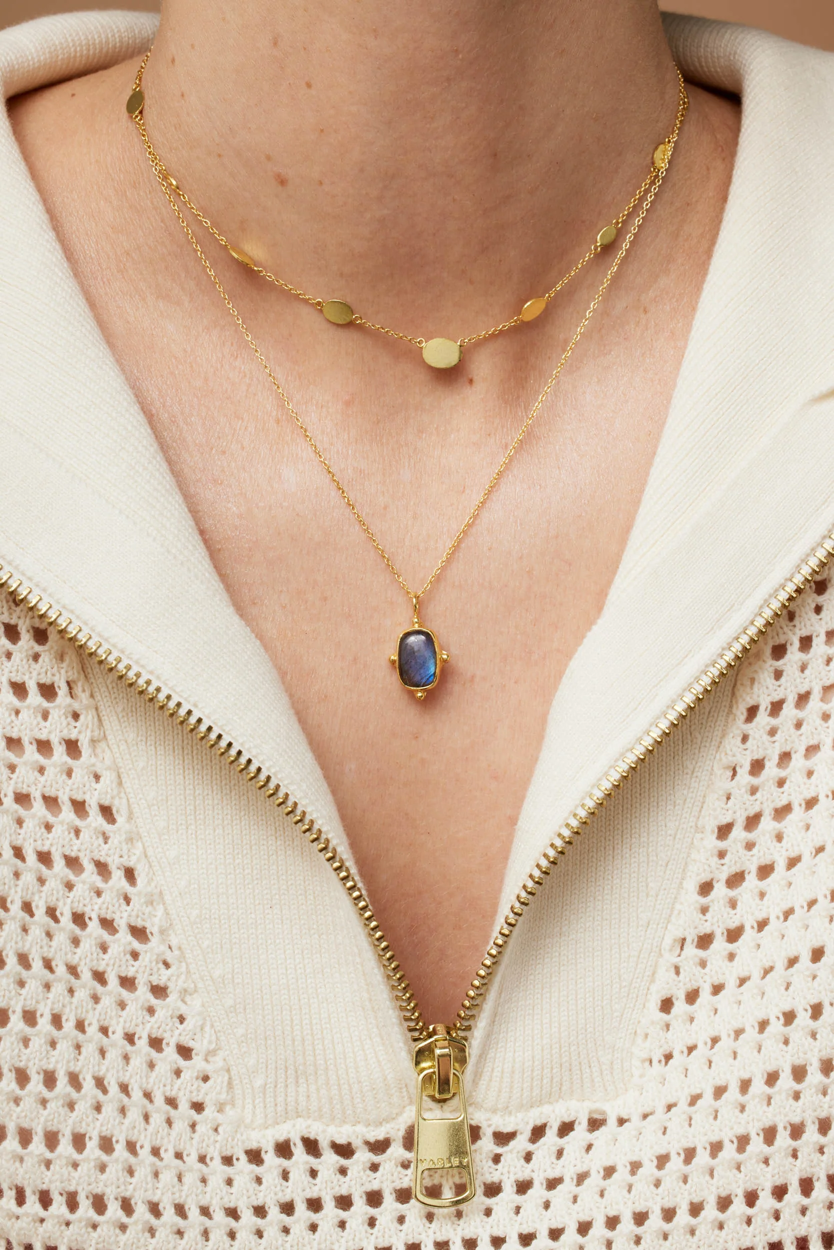 Maya Labradorite Pendant Necklace - Image 2