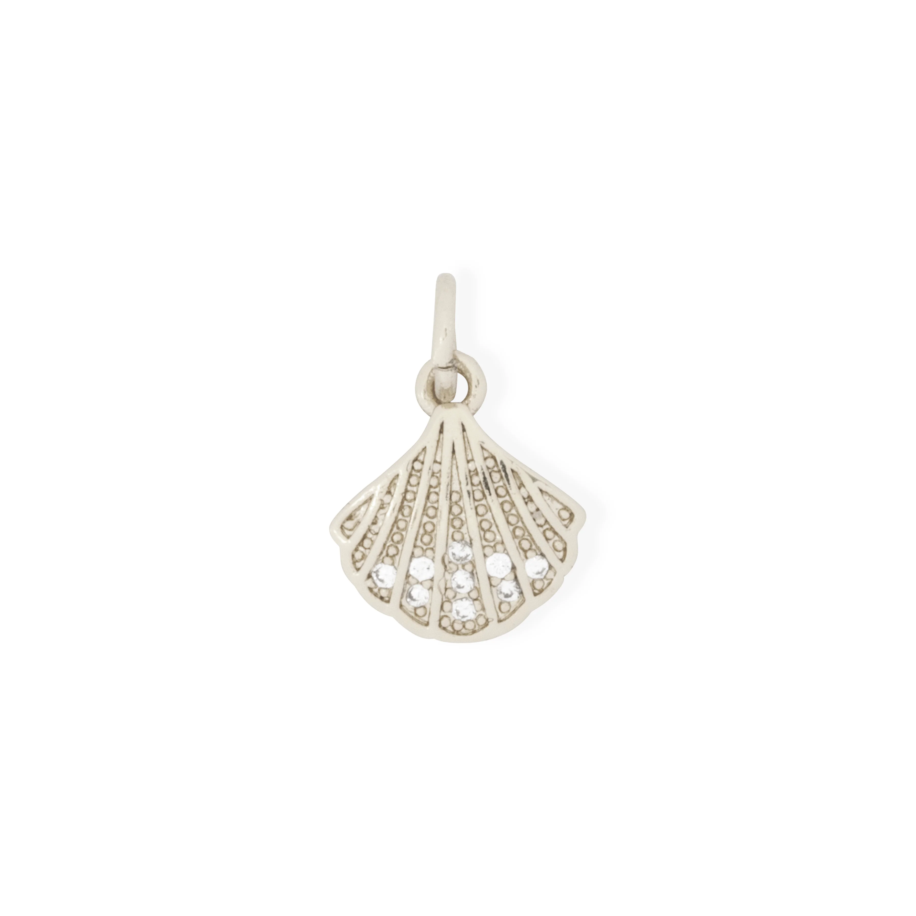 Mini Silver Shell Charm