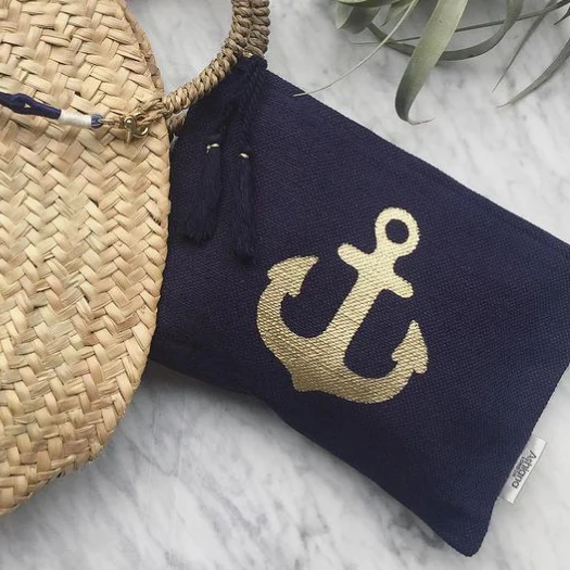 Gold Anchor Pouch - Image 3