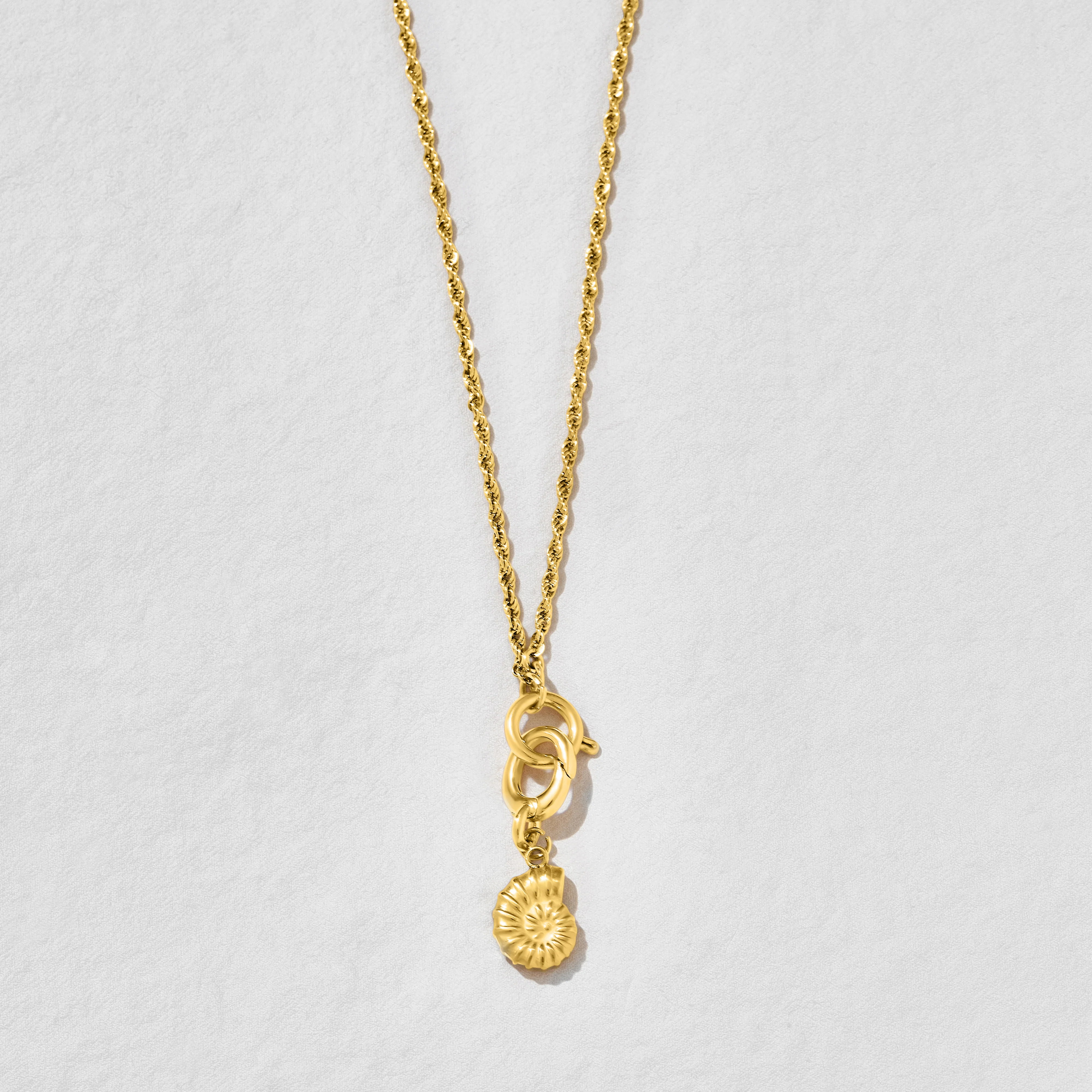 Nautilus Gold Shell Charm - Image 2