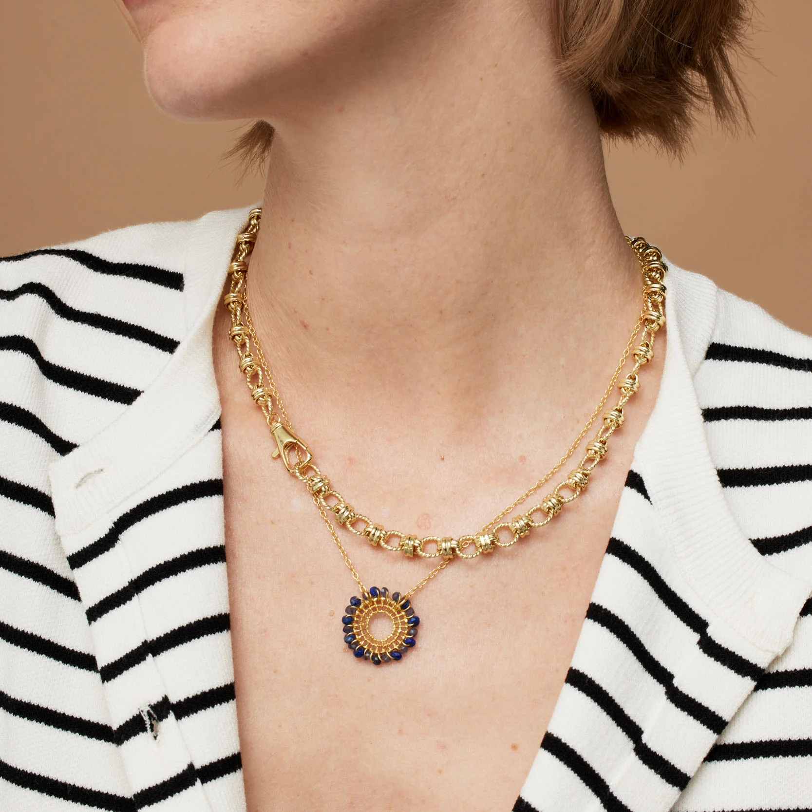 Nelly Navy Necklace - Image 3